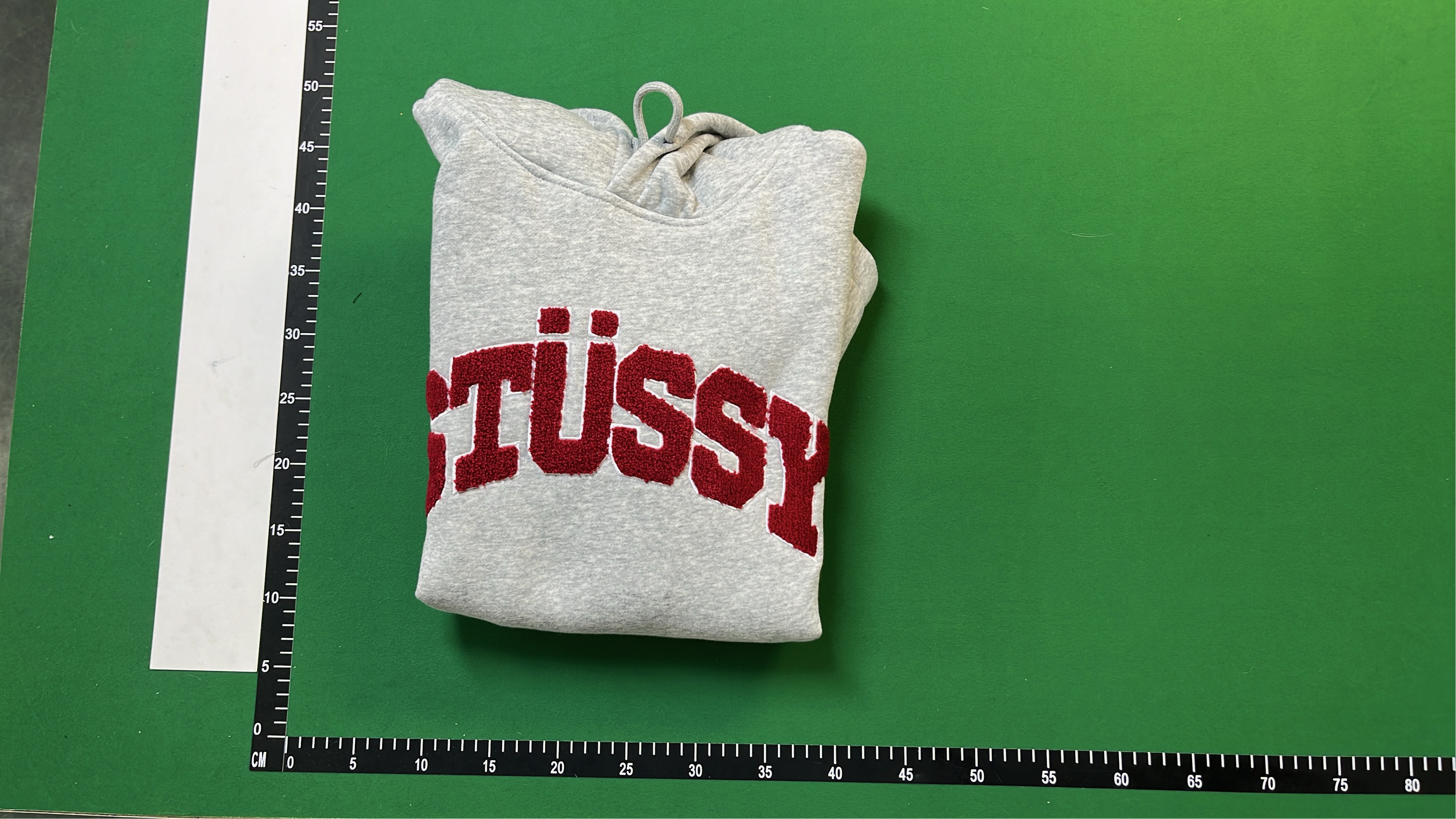 Stussy Black Hoodie with Gold Logo Embroidery