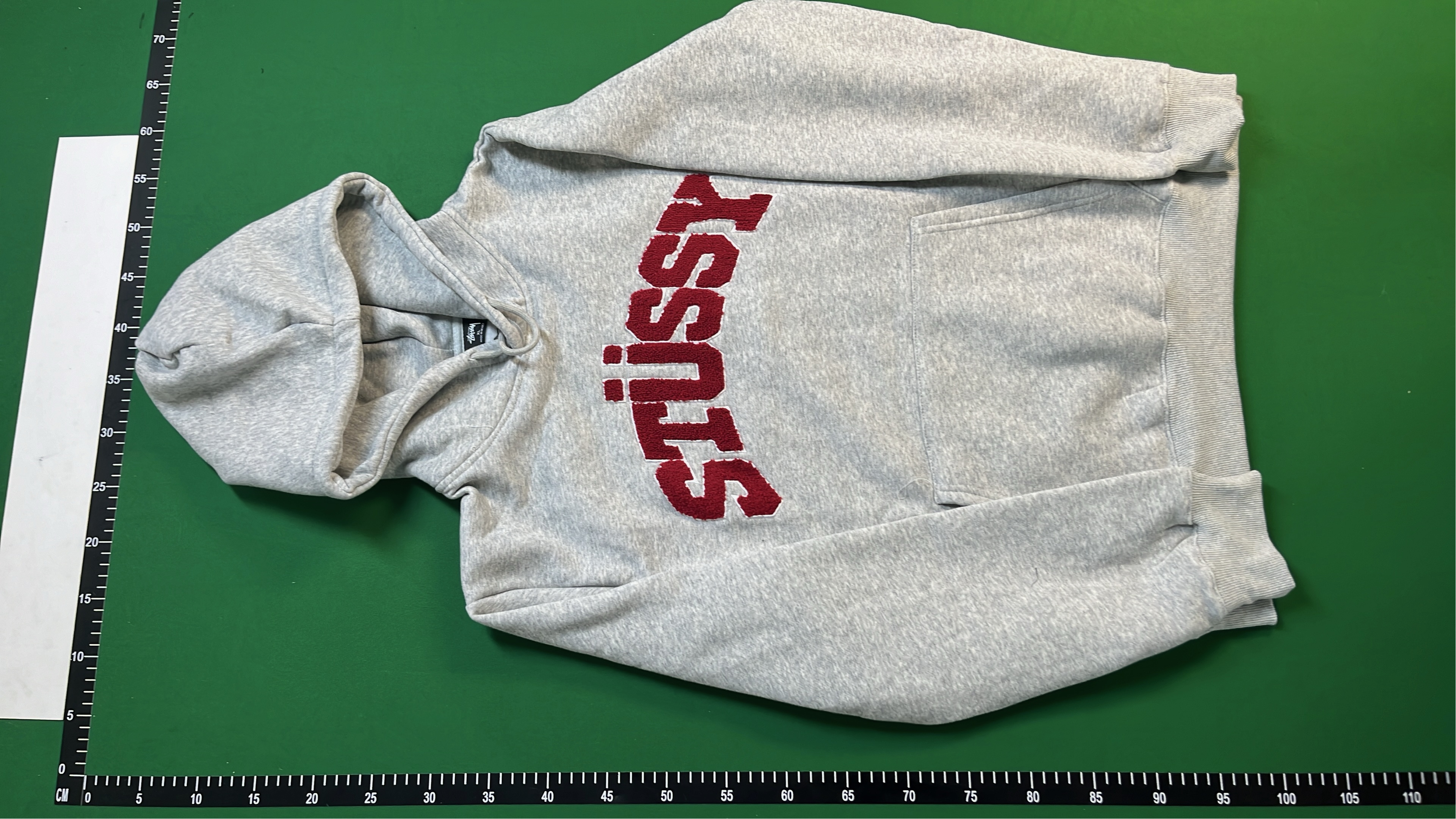 Stussy Black Hoodie with Gold Logo Embroidery
