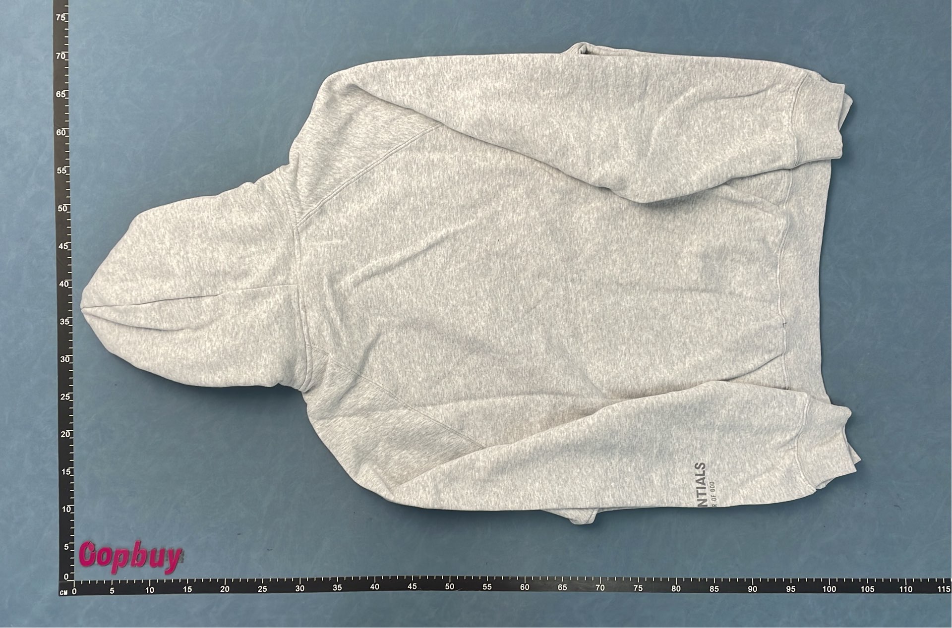 Essential Hoodie Sweatshirt Men's Oversized Gray Logo Pullover