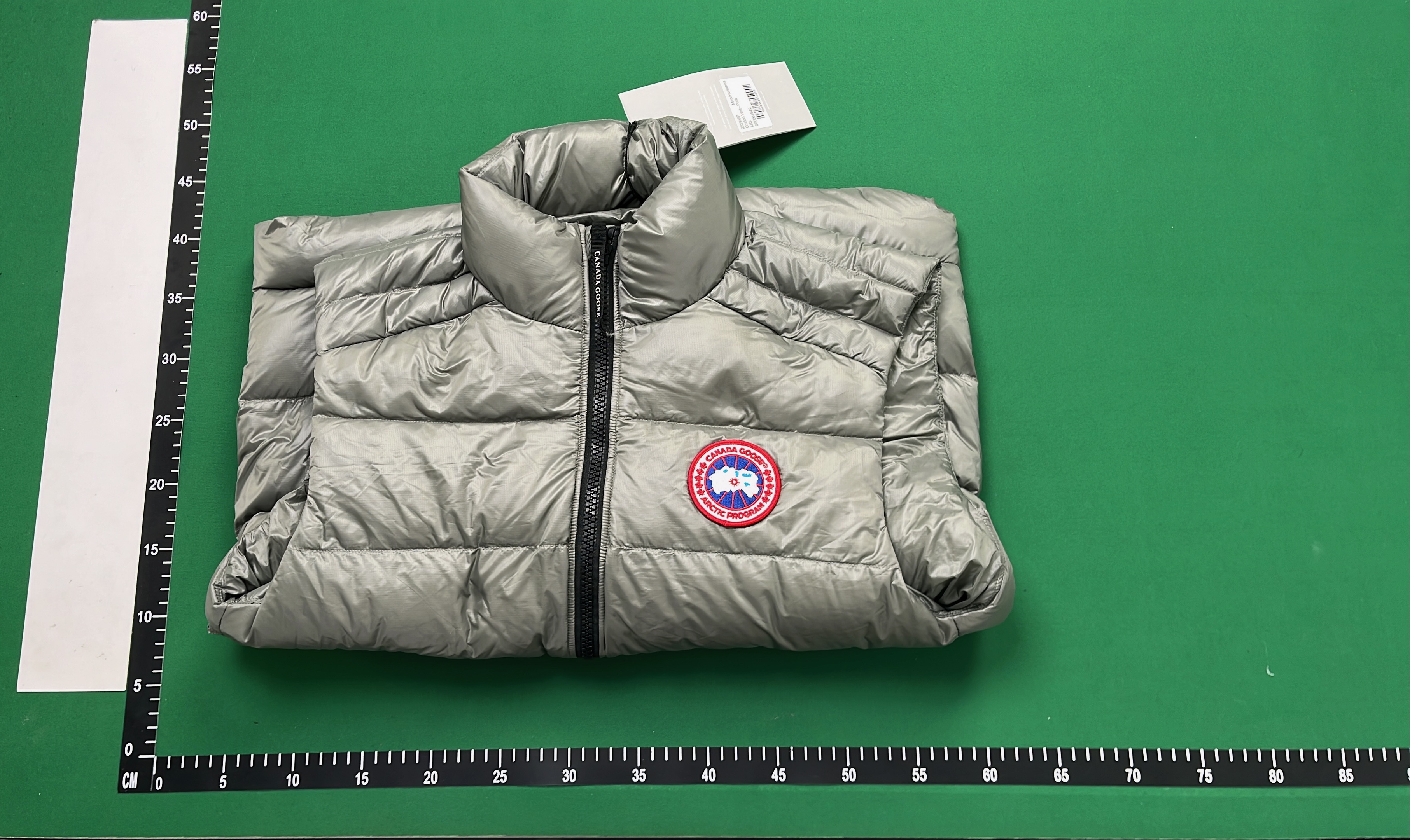 Canada Goose Men's Down Vest - Grey Puffer Vest with Arctic Program Logo