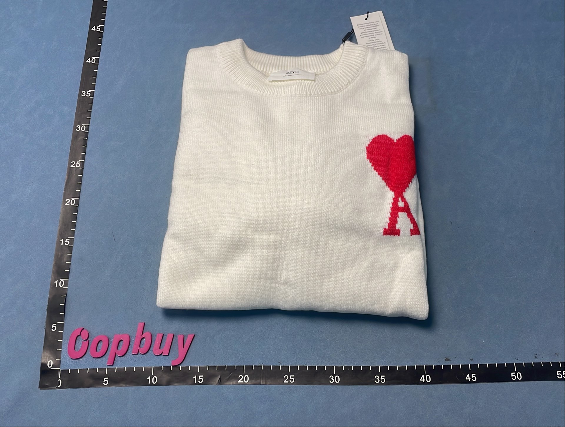 Ami Paris Heart Logo Knit Sweater - Multiple Colors