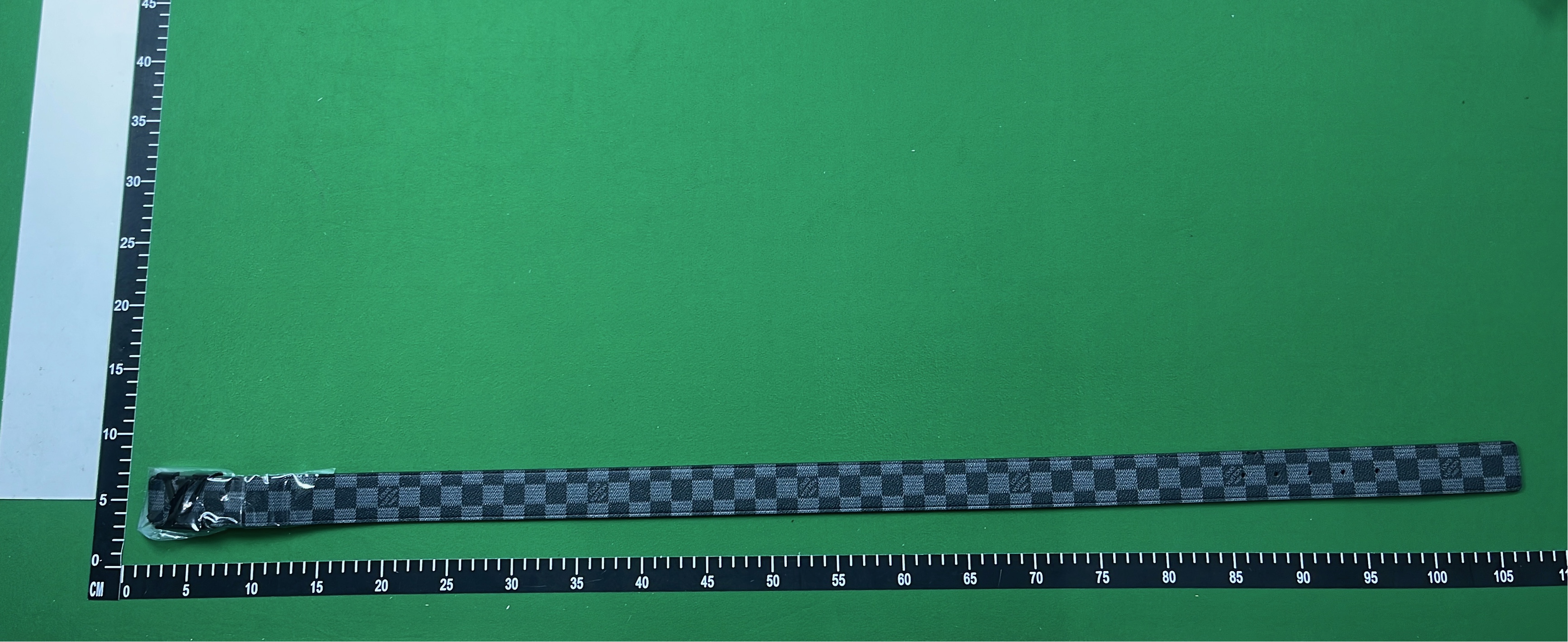 Louis Vuitton Holographic Belt with LV Logo Buckle