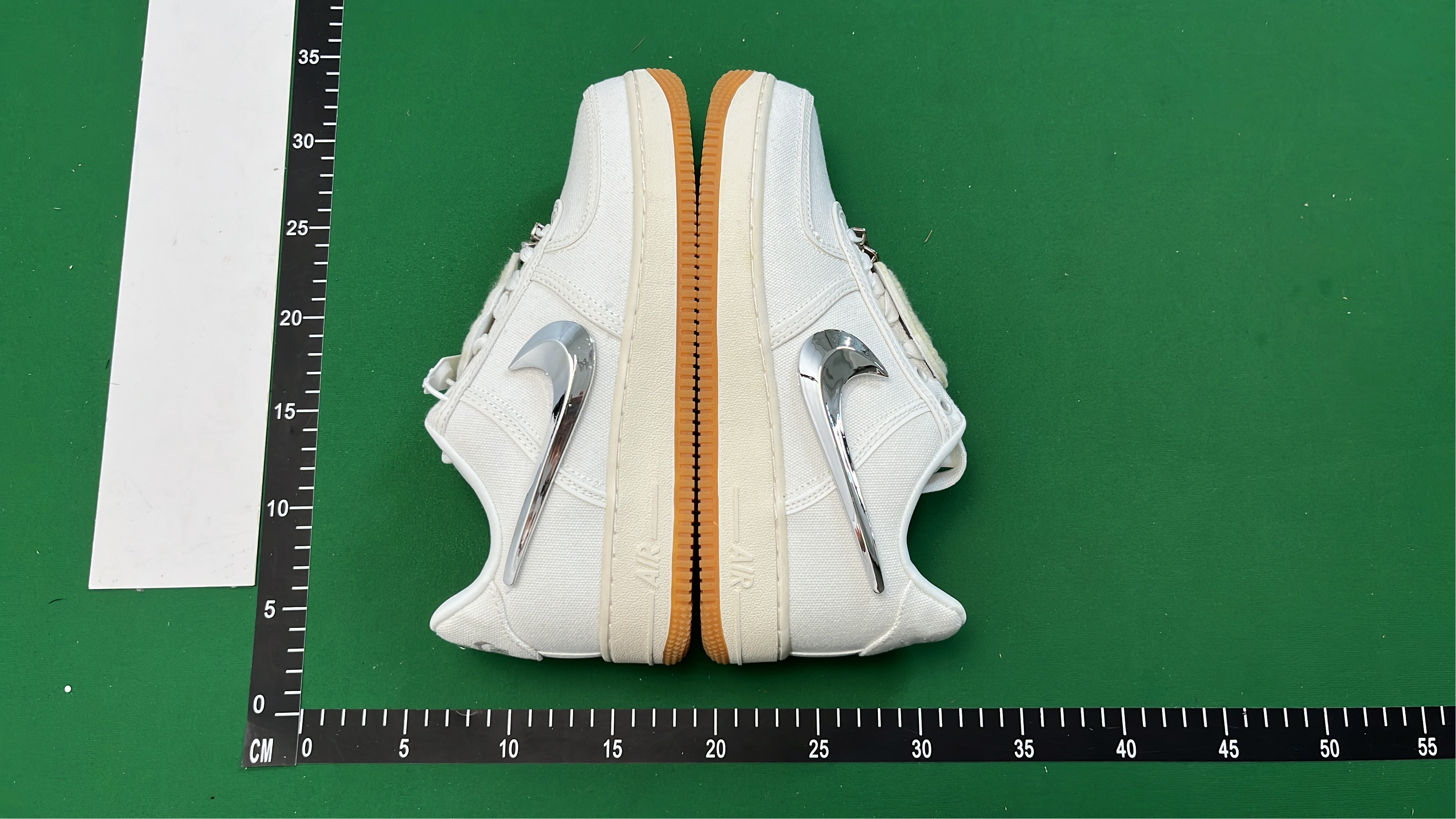 Nike Air Force 1 Low White with Metallic Swoosh