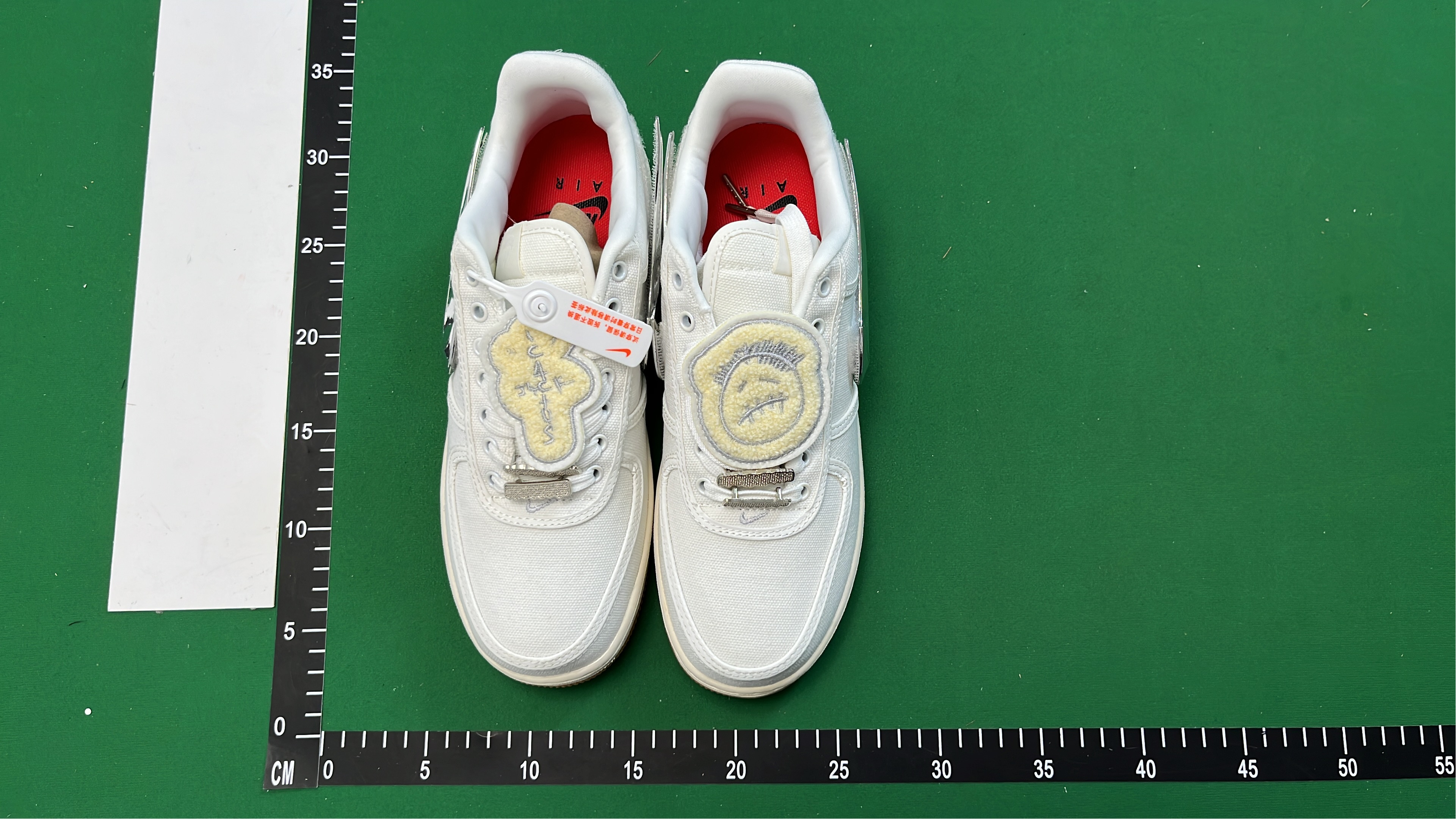 Nike Air Force 1 Low White with Metallic Swoosh