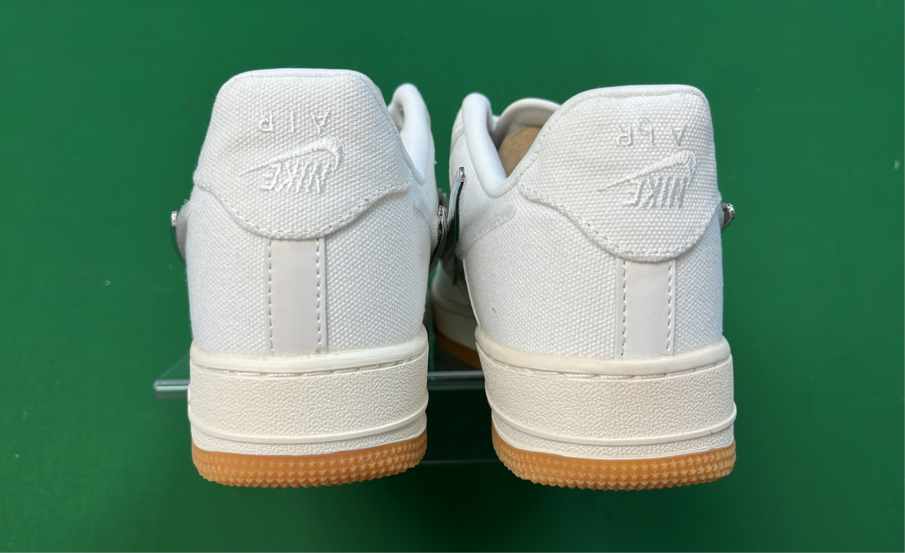 Nike Air Force 1 Low White with Metallic Swoosh