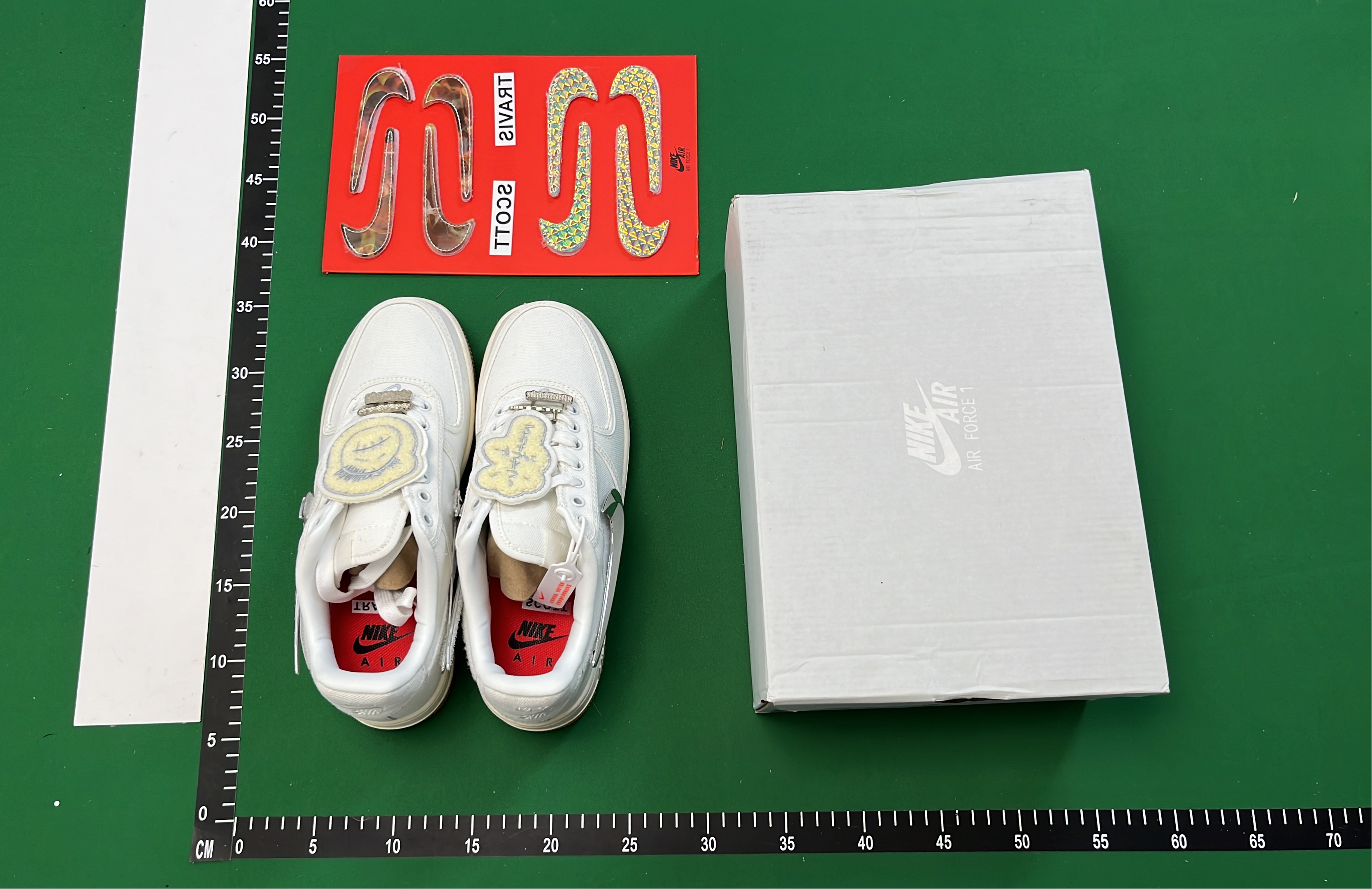 Nike Air Force 1 Low White with Metallic Swoosh