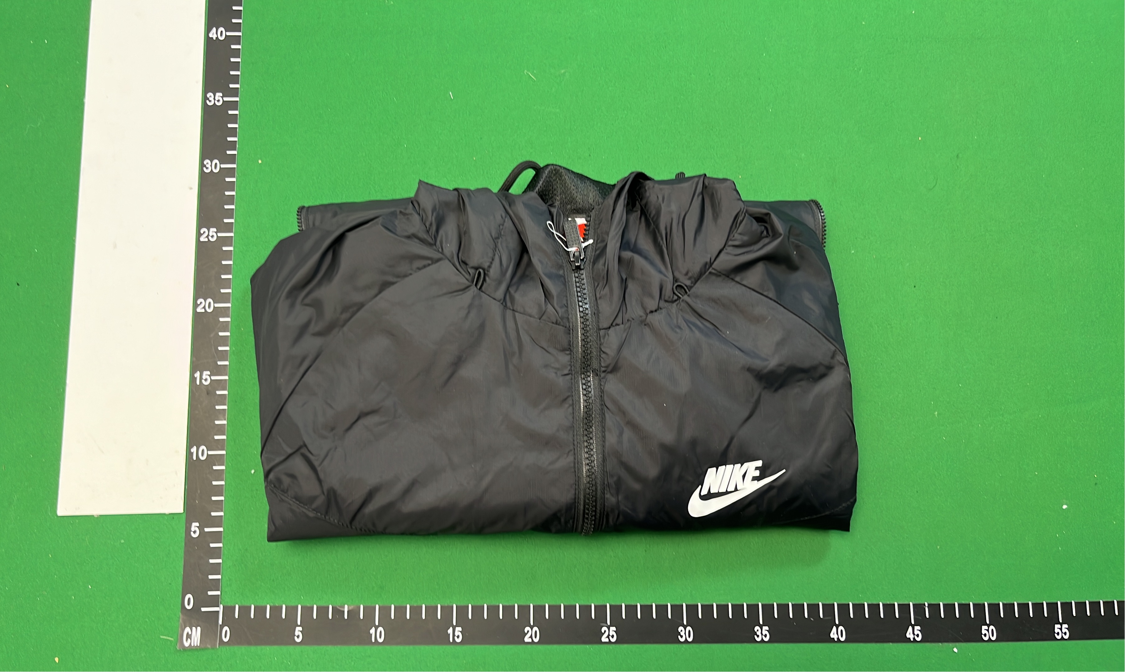 Nike Windbreaker Jacket Men's Black White Hooded Sport Coat