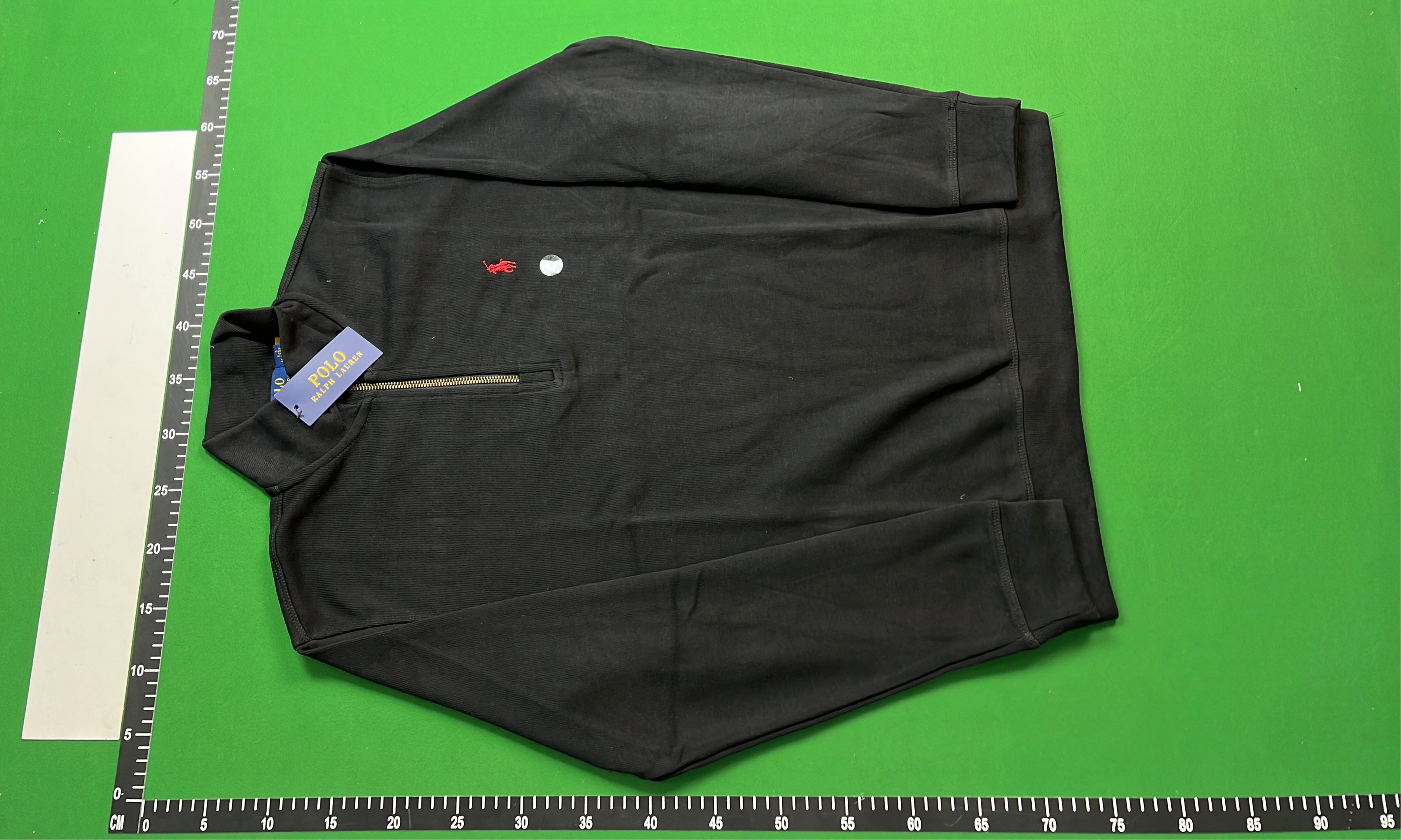 Men's Half-Zip Pullover Sweater in Dark Green