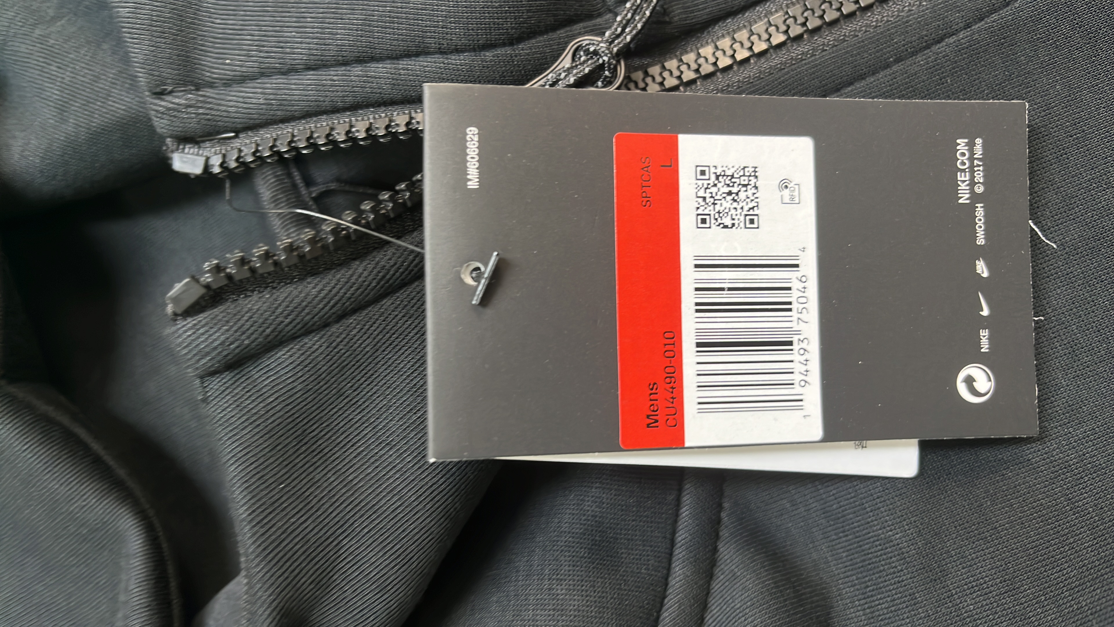 Nike Black Hoodie and Pants Set for Men