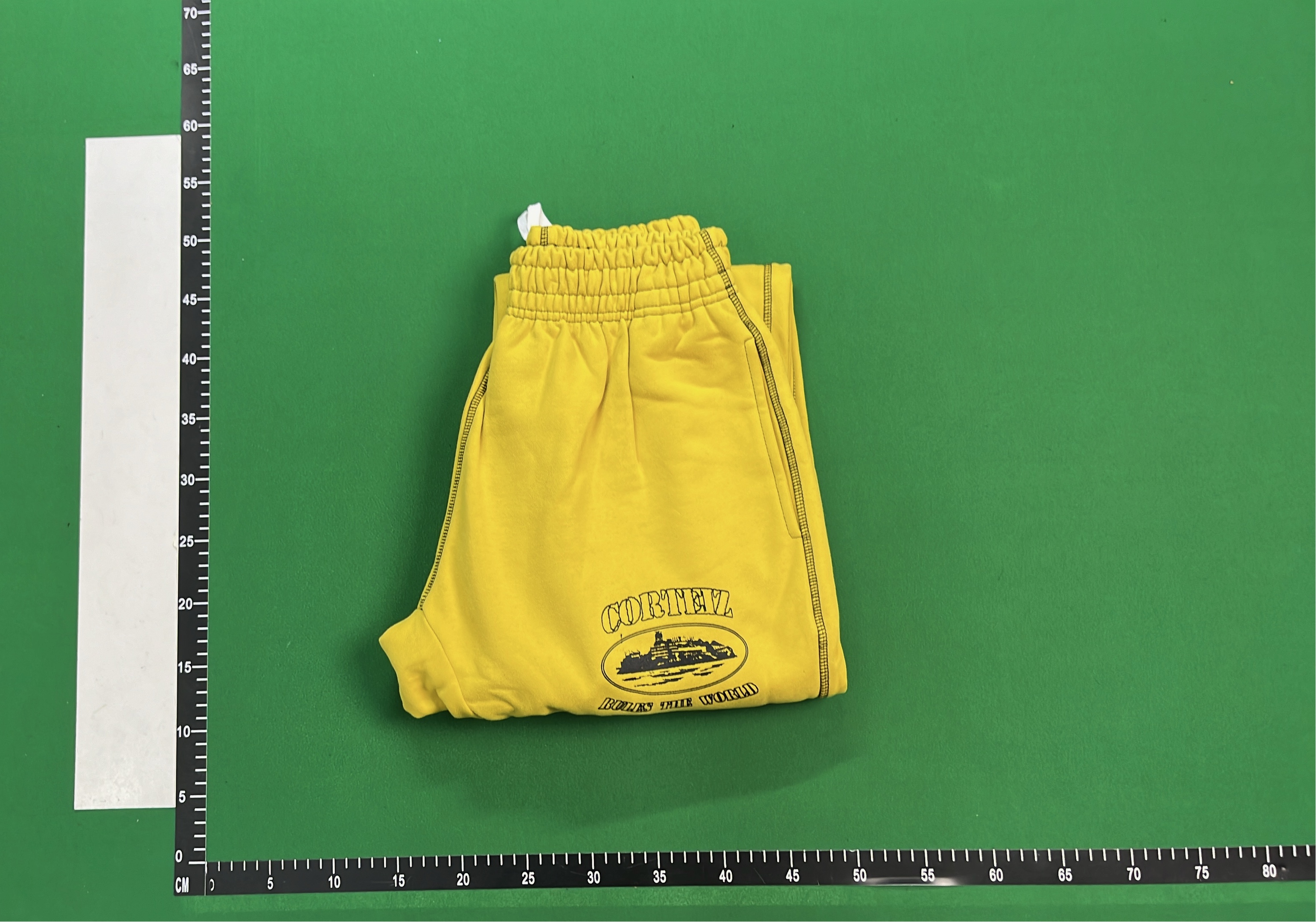 Black Pants with 'pants' Text - Casual Streetwear