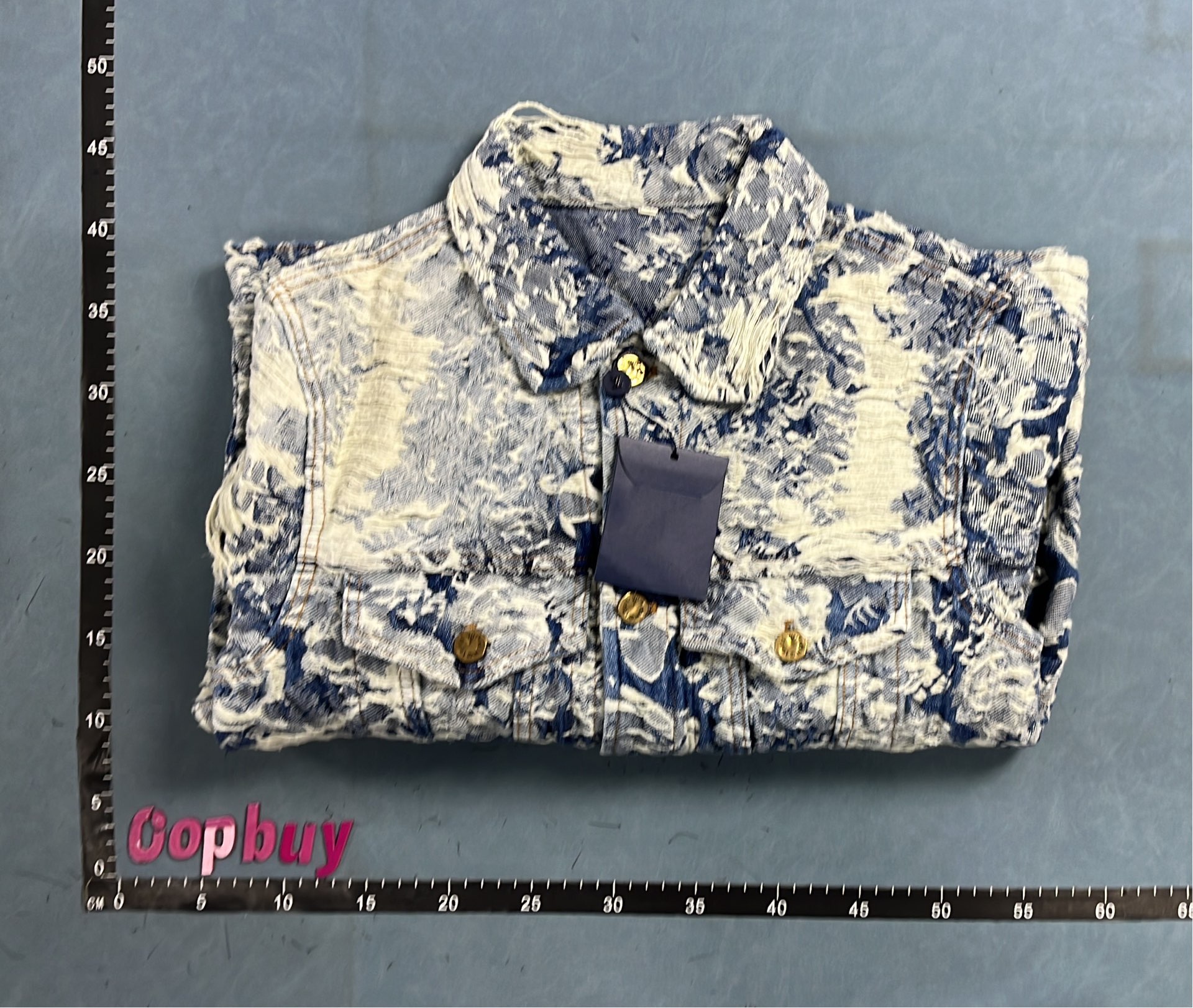 Men's Plaid Flannel Shirt - Blue and White Checkered Pattern