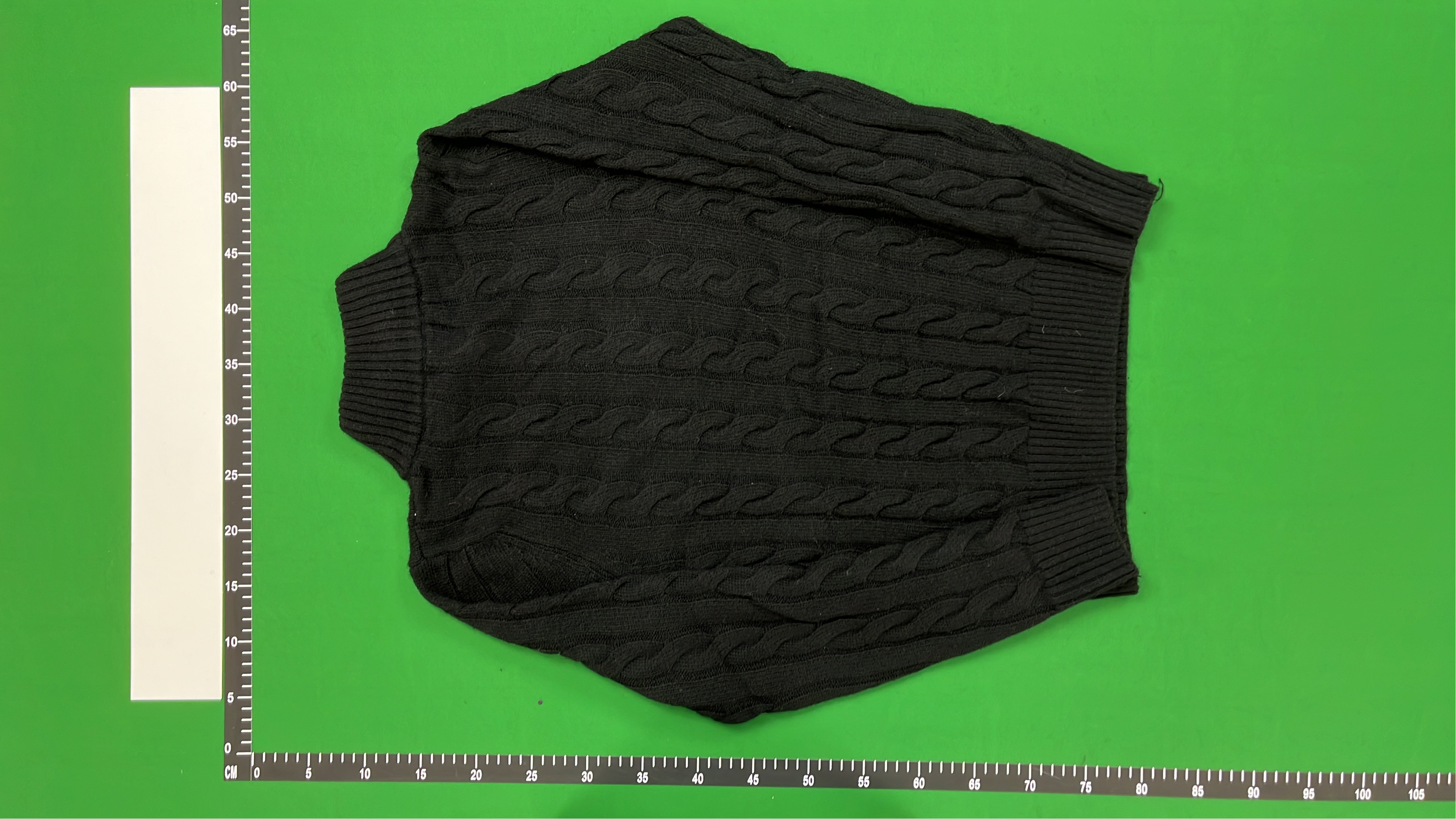 Men's White Cable Knit Half-Zip Sweater