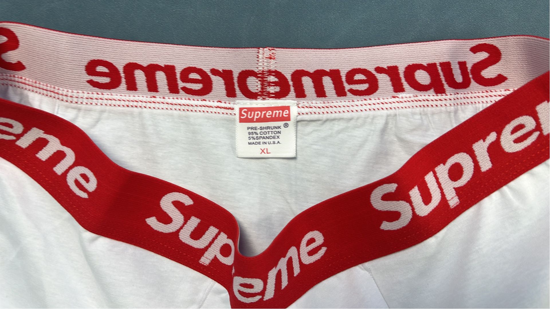 Supreme Black Boxer Briefs Underwear for Men