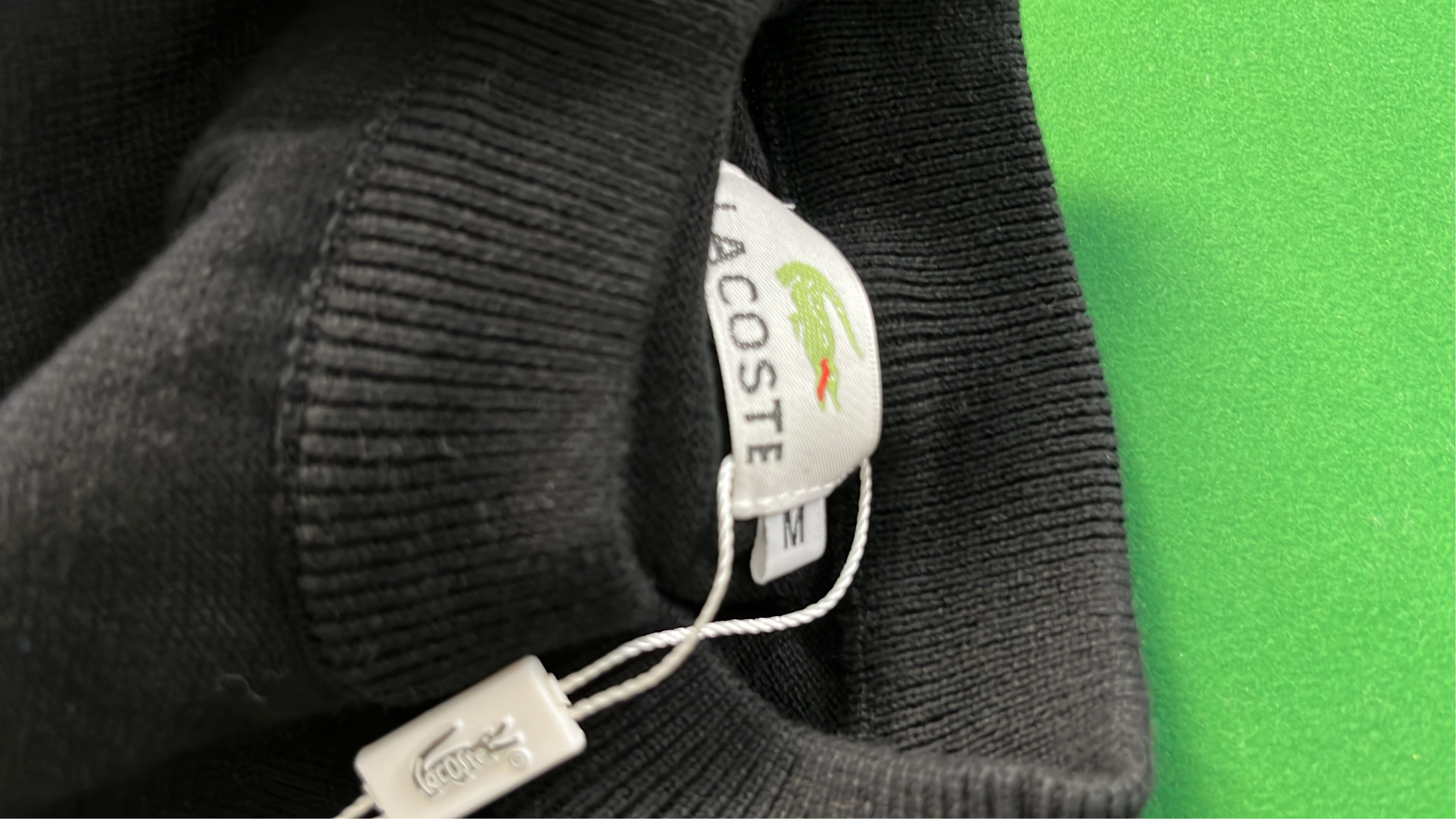 White Crewneck Sweater with Embroidered Logo