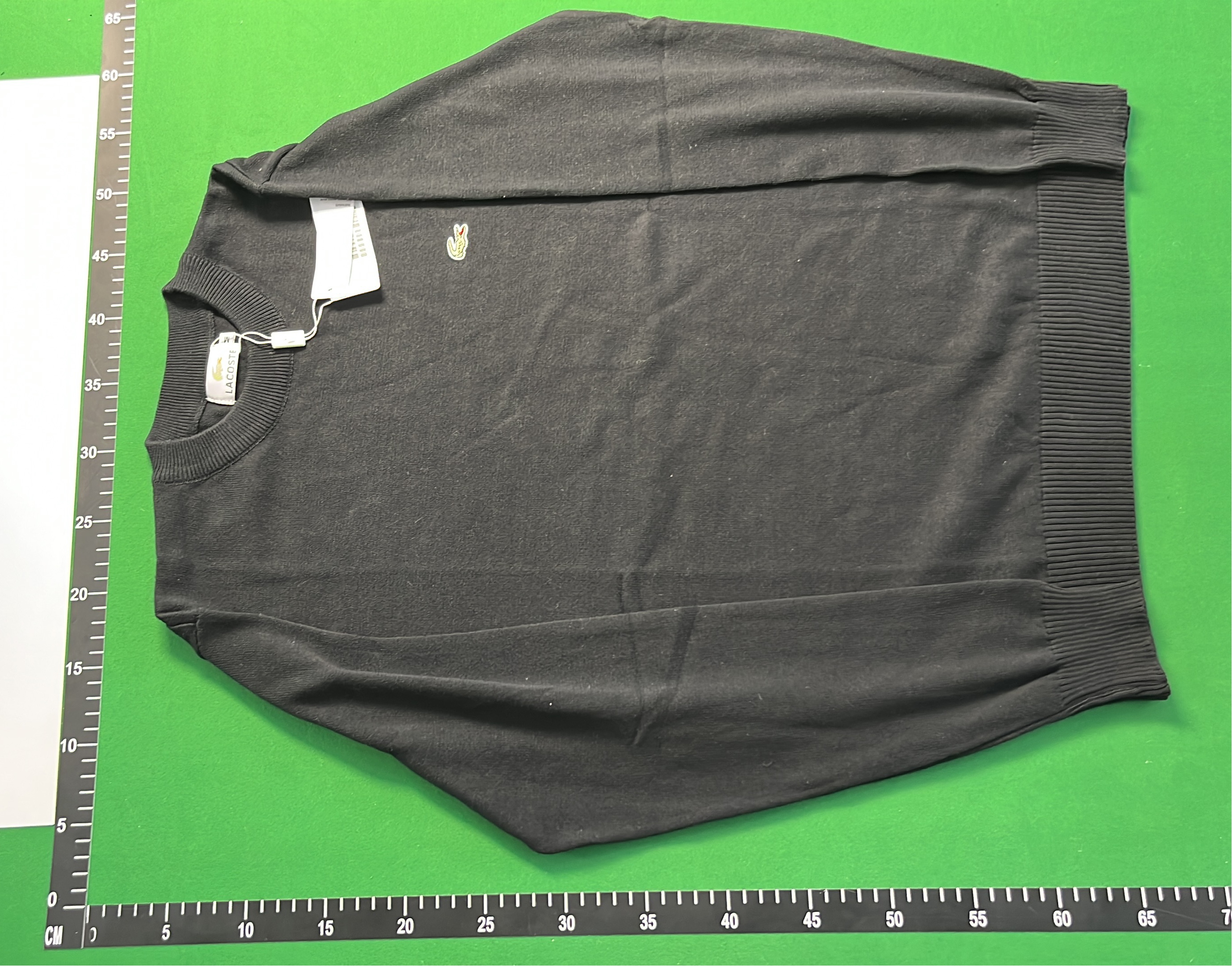 White Crewneck Sweater with Embroidered Logo