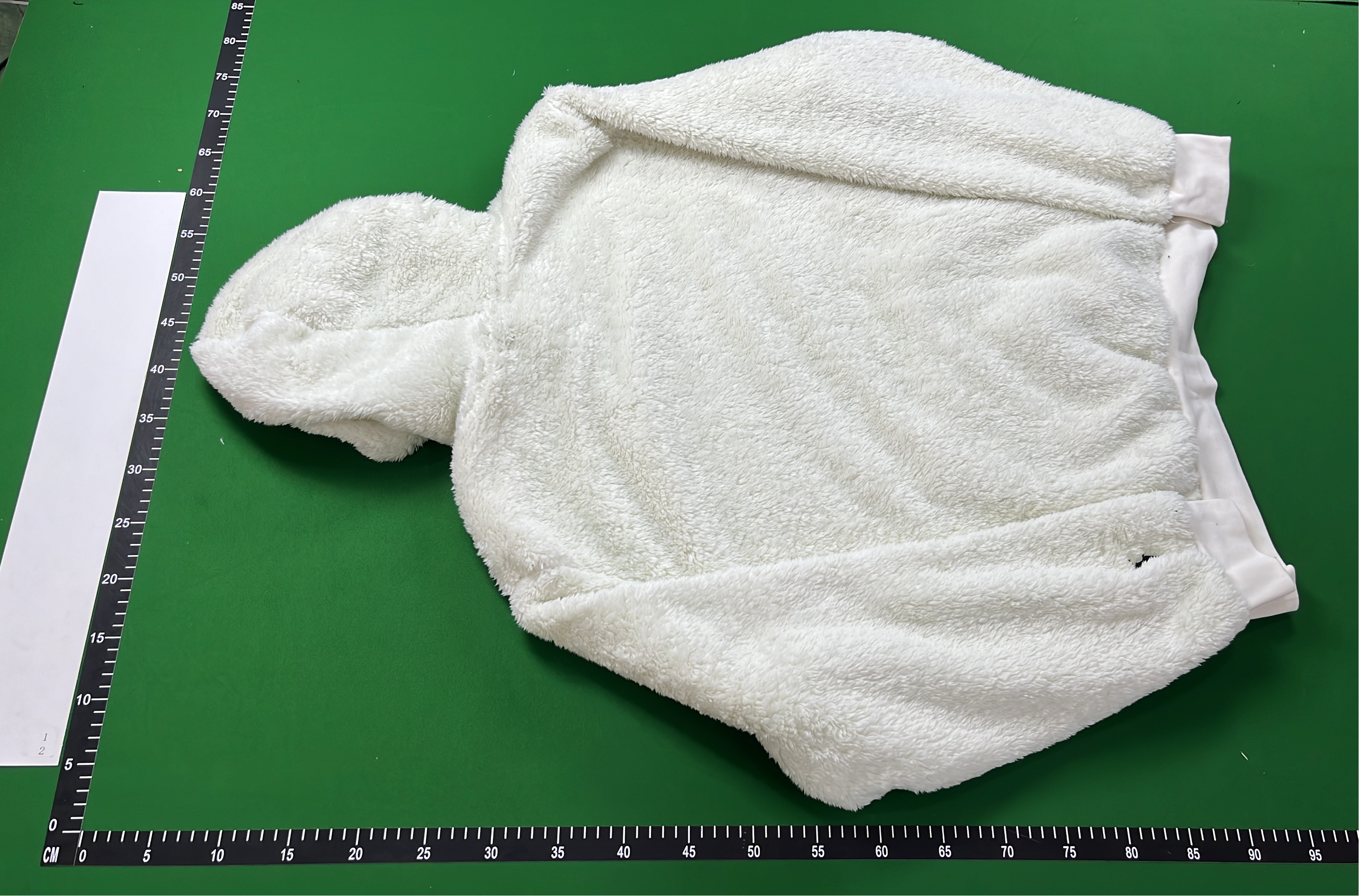 White Fuzzy Hoodie Polo Ralph Lauren Logo Sweatshirt