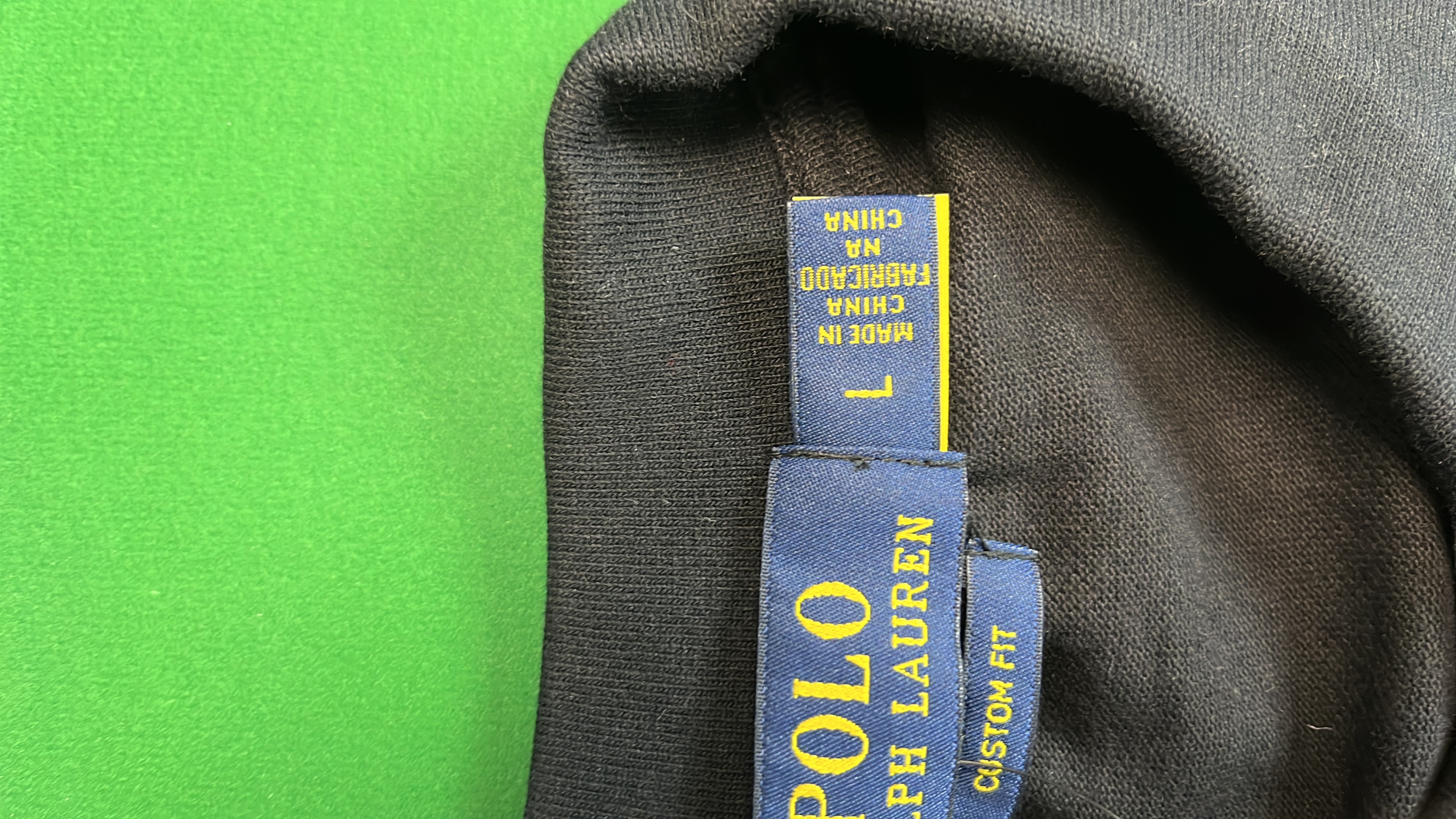 Chicago Polo Shirt Black with Big Pony Logo