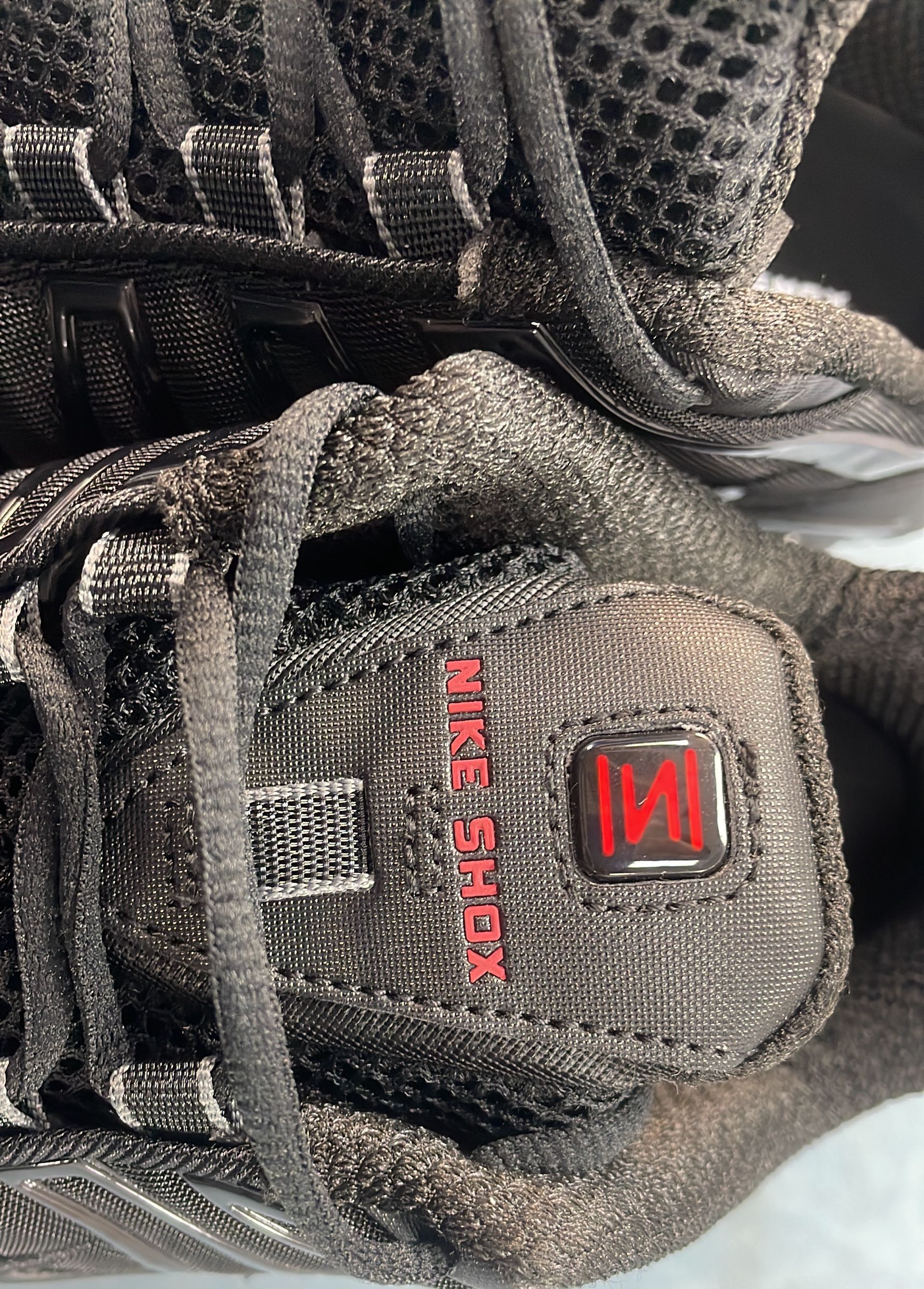 Nike Shox R4 Black Running Shoes for Men