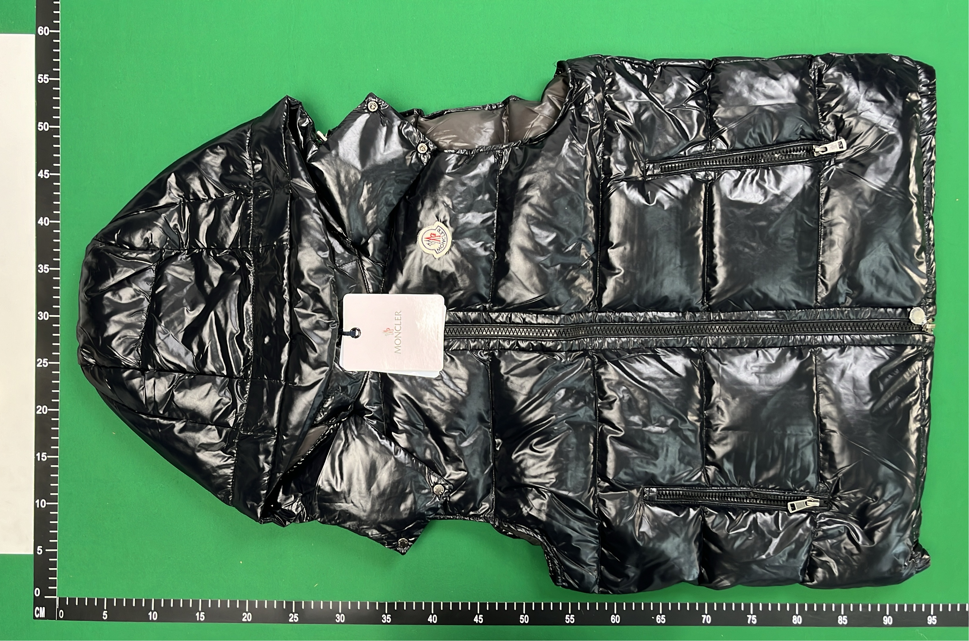 Moncler Black Quilted Down Vest for Women