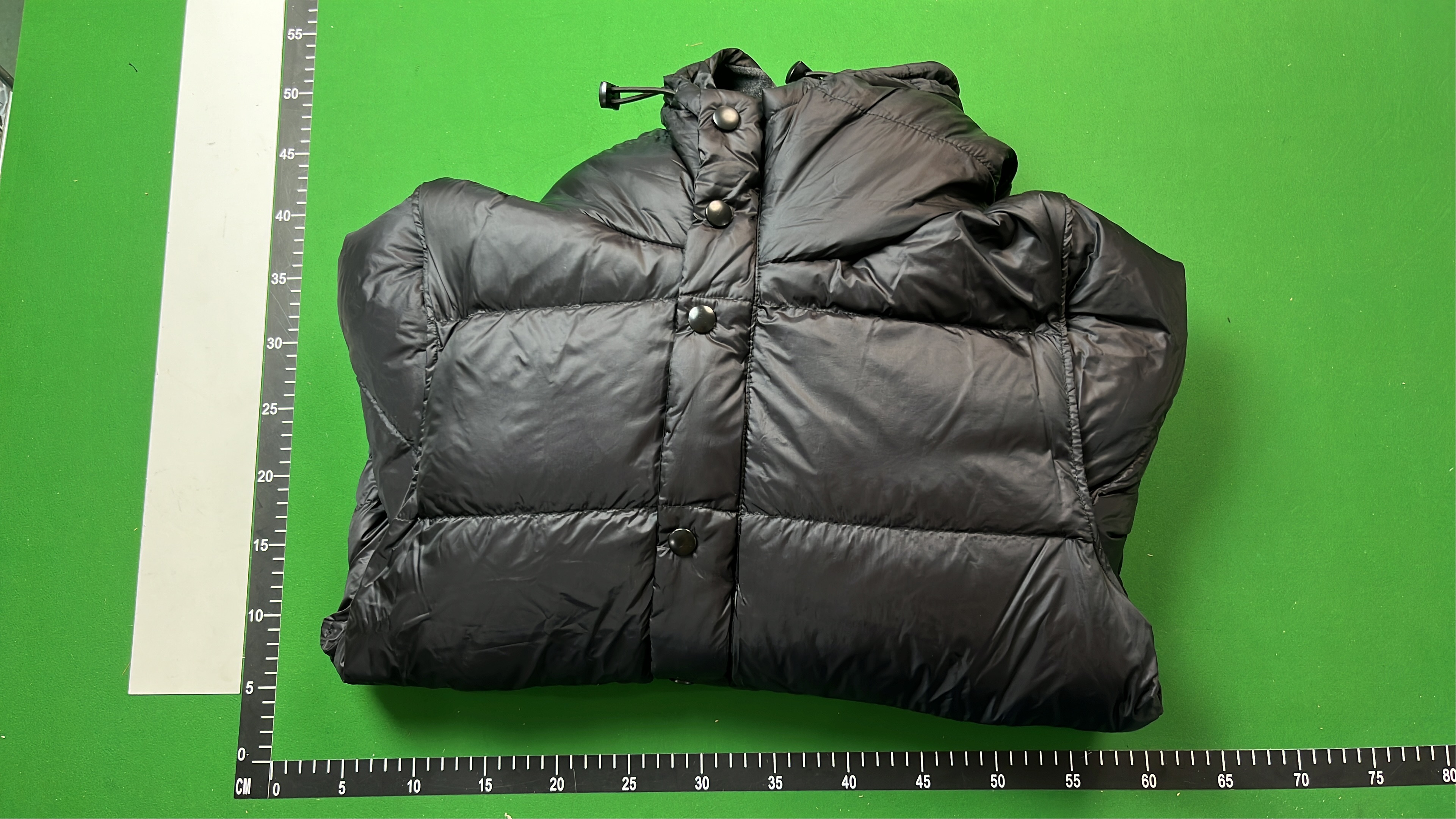 Blue Puffer Jacket with Hood for Women