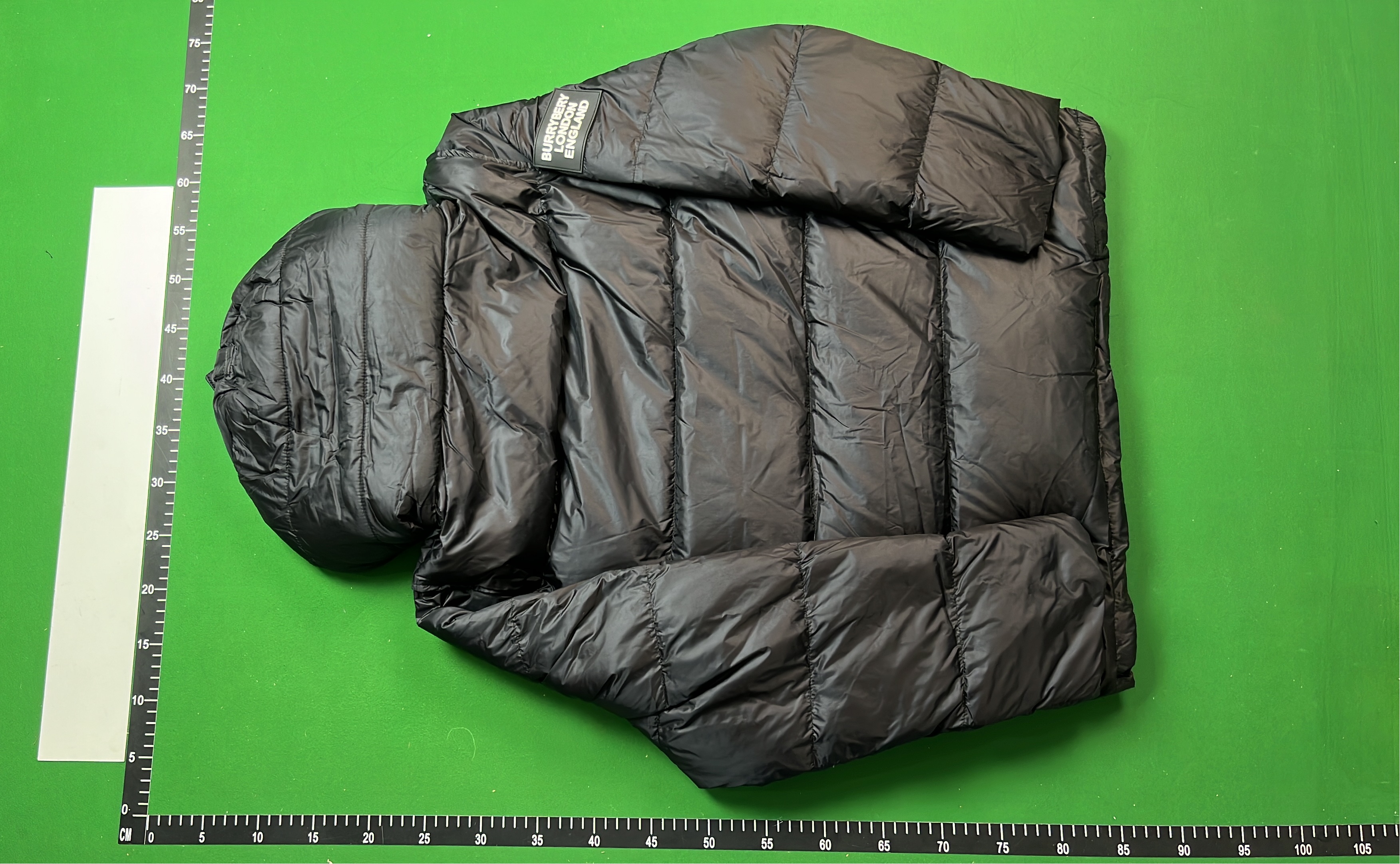 Blue Puffer Jacket with Hood for Women