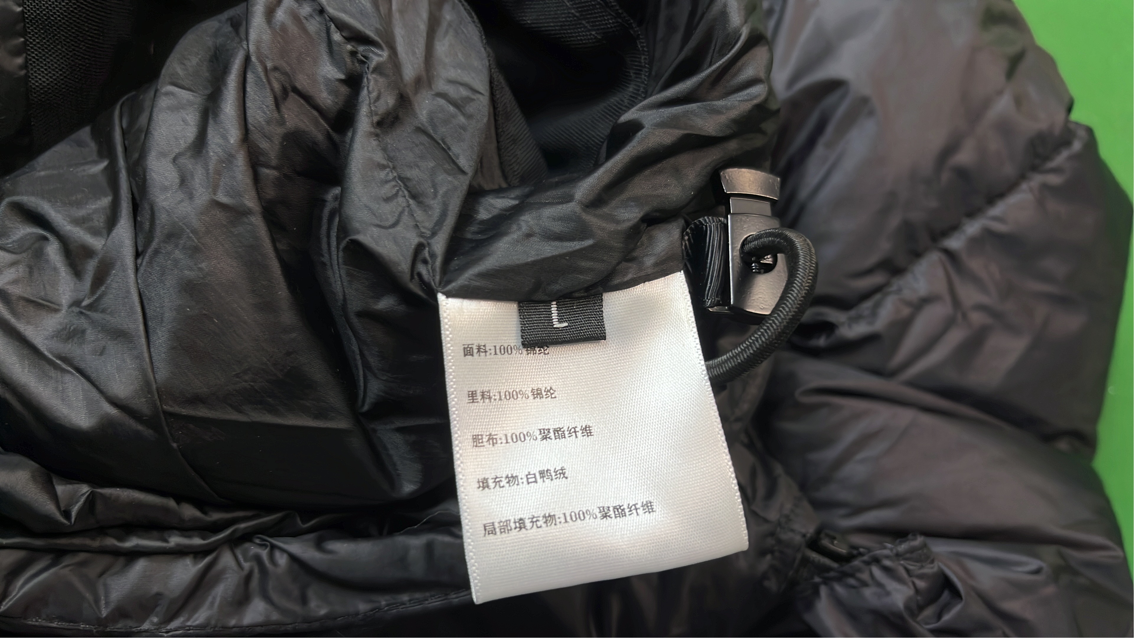 Blue Puffer Jacket with Hood for Women
