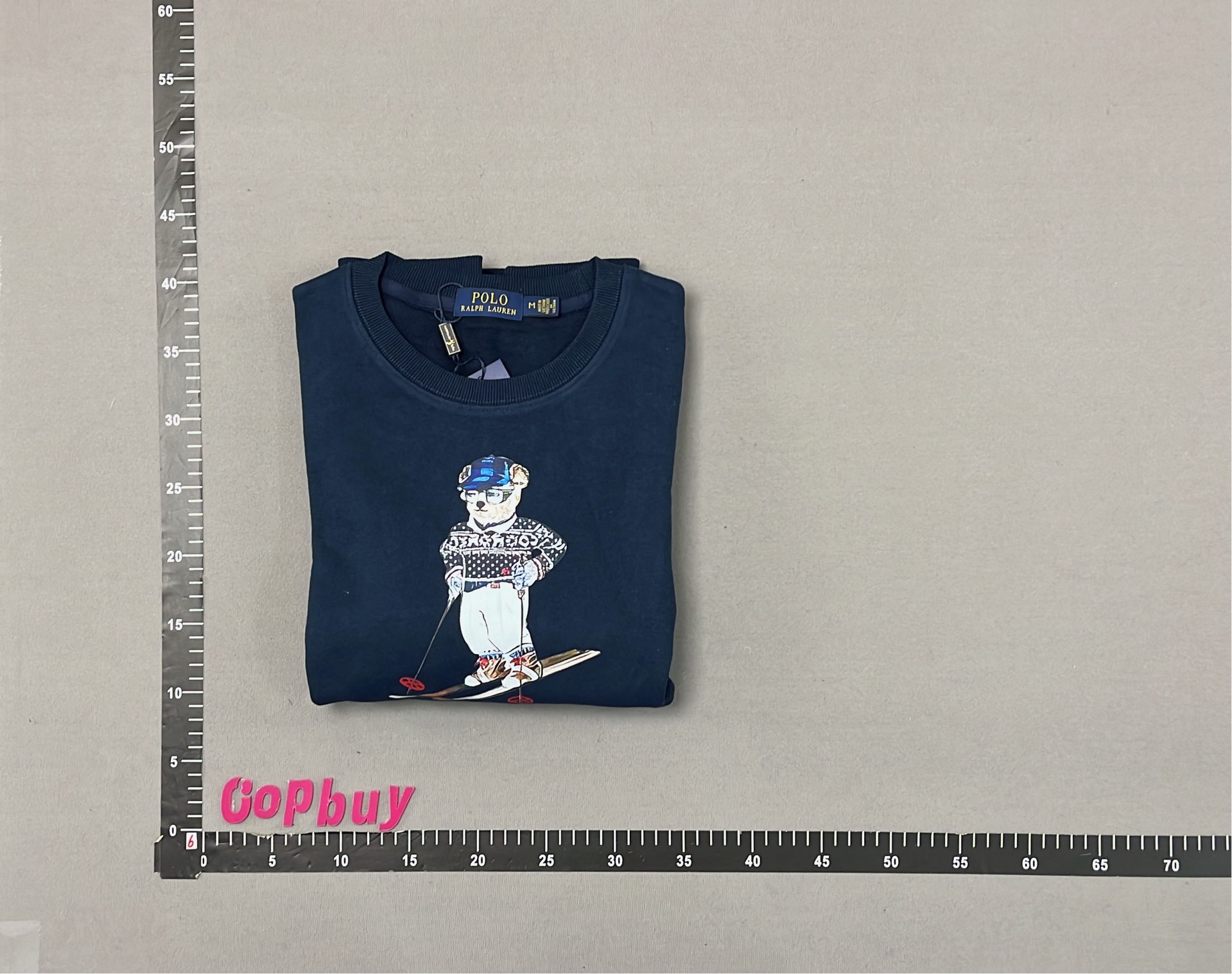 Polo Bear Logo Zip Hoodie - Men's Sweatshirt