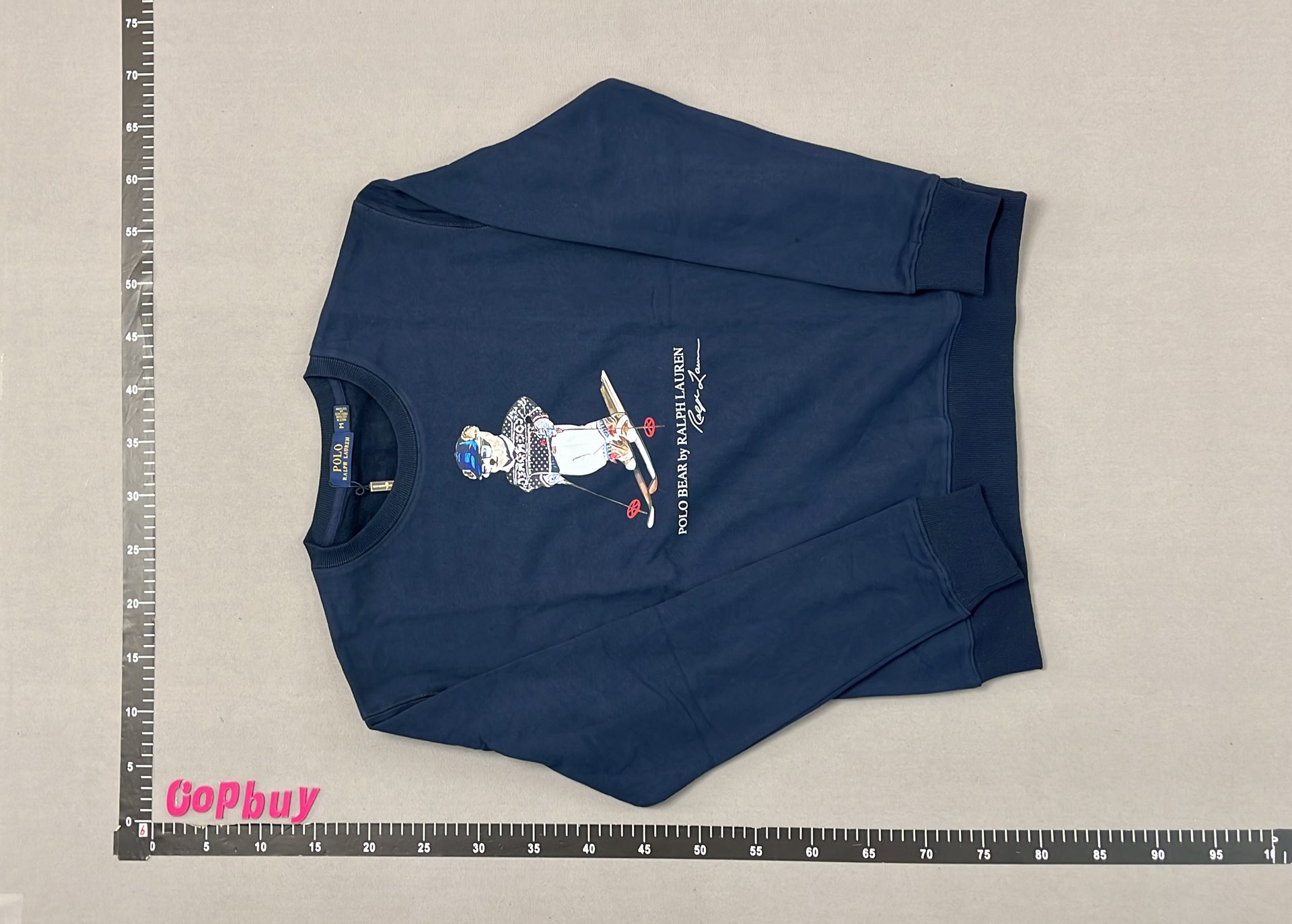 Polo Bear Logo Zip Hoodie - Men's Sweatshirt