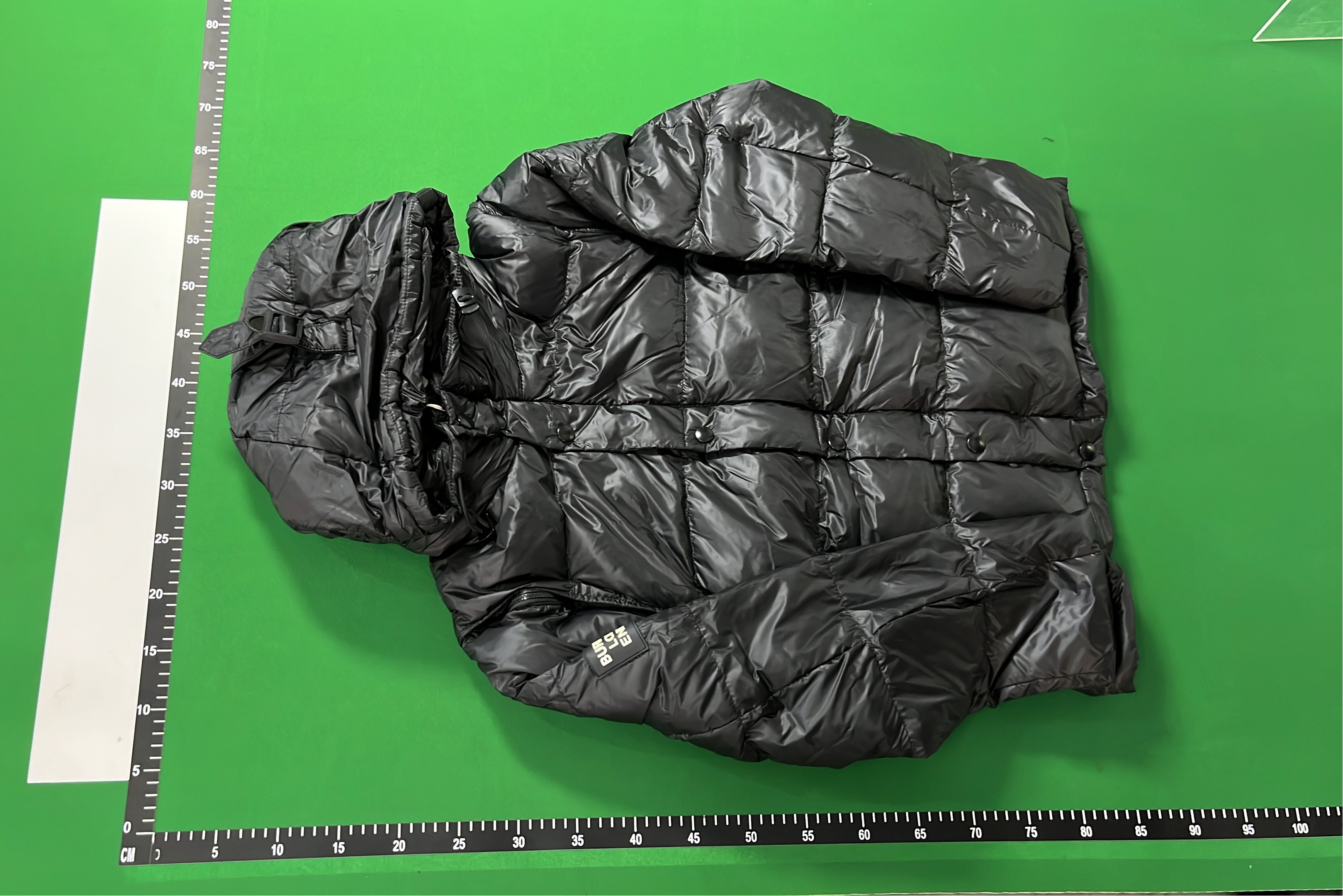Burberry Puffer Jacket with Check Pattern Hood