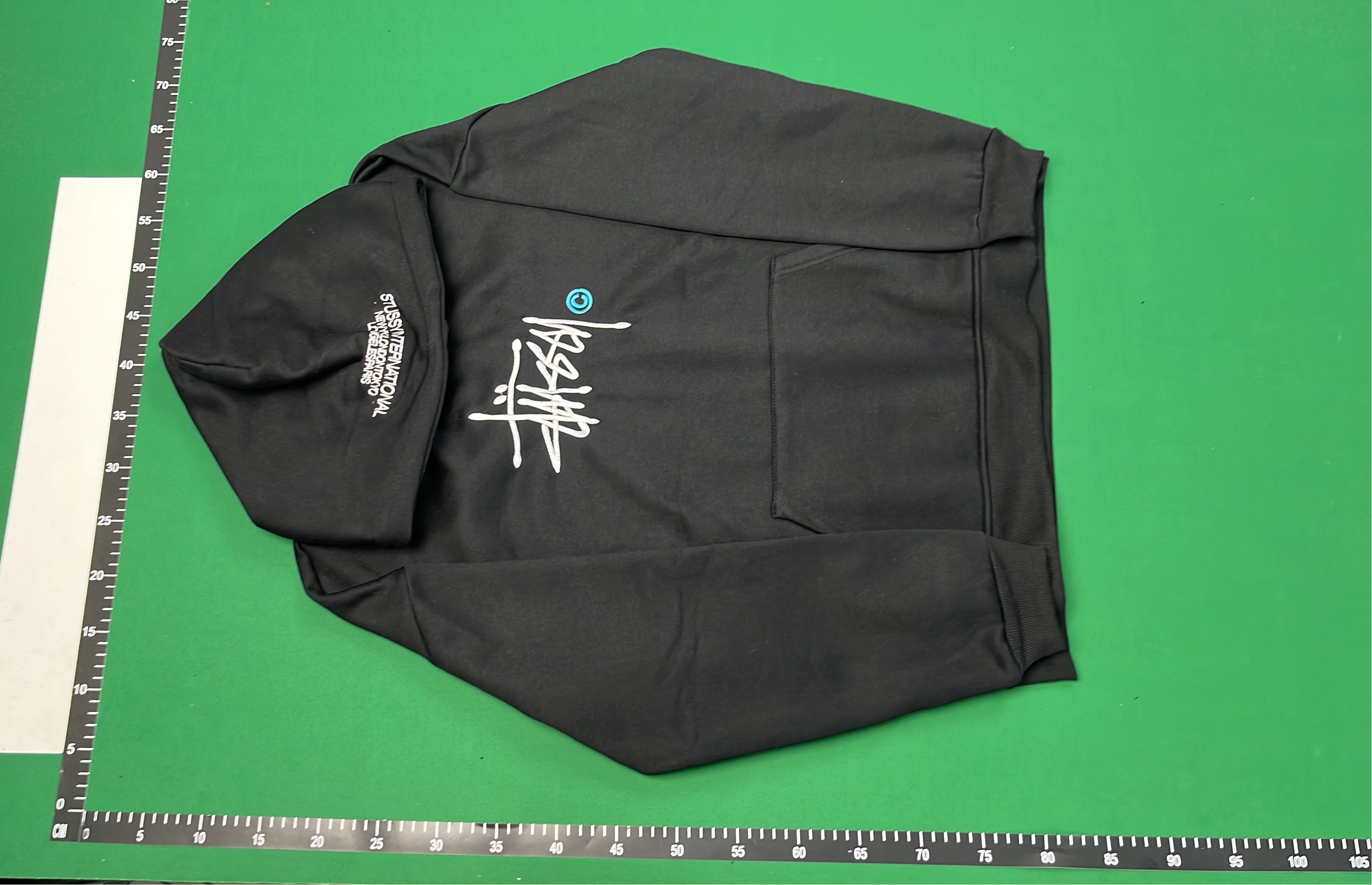 Stussy Pink Dice Hoodie White Oversized Sweatshirt