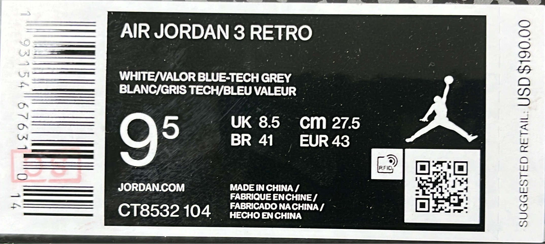 Air Jordan 3 Retro Sneakers - Classic Basketball Shoes