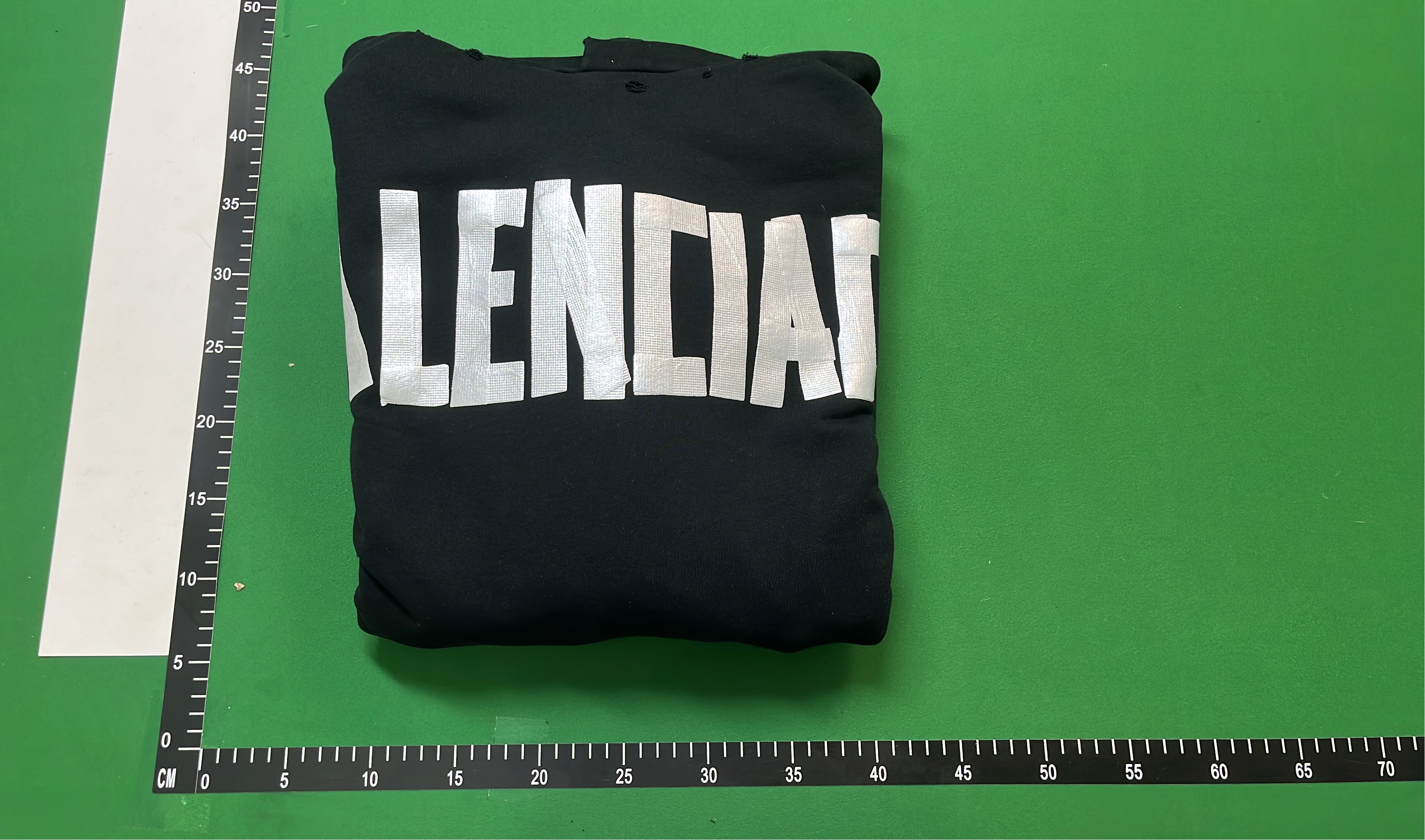 Balenciaga Black Hoodie with BB Logo Print