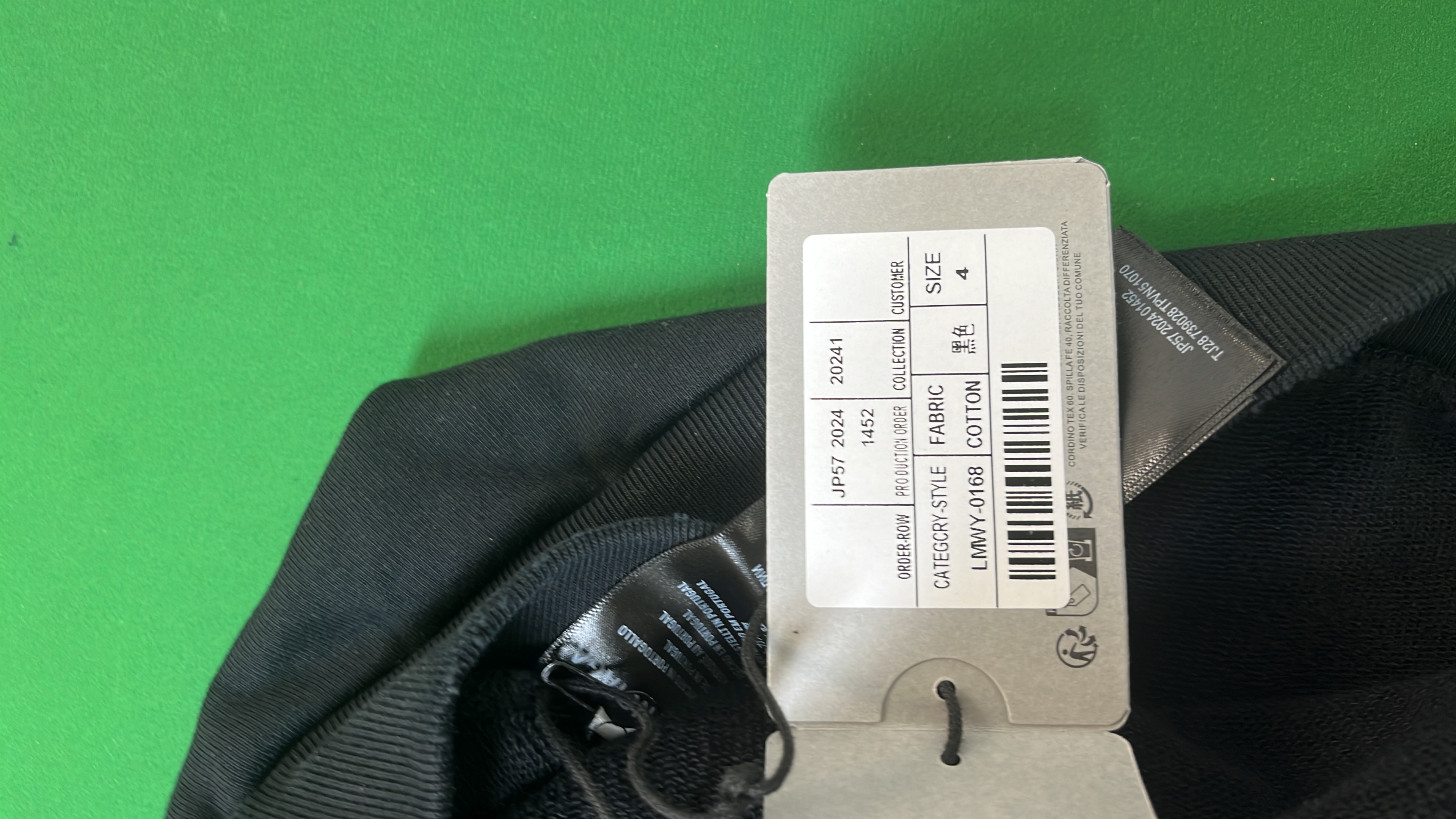 Balenciaga Black Hoodie with BB Logo Print