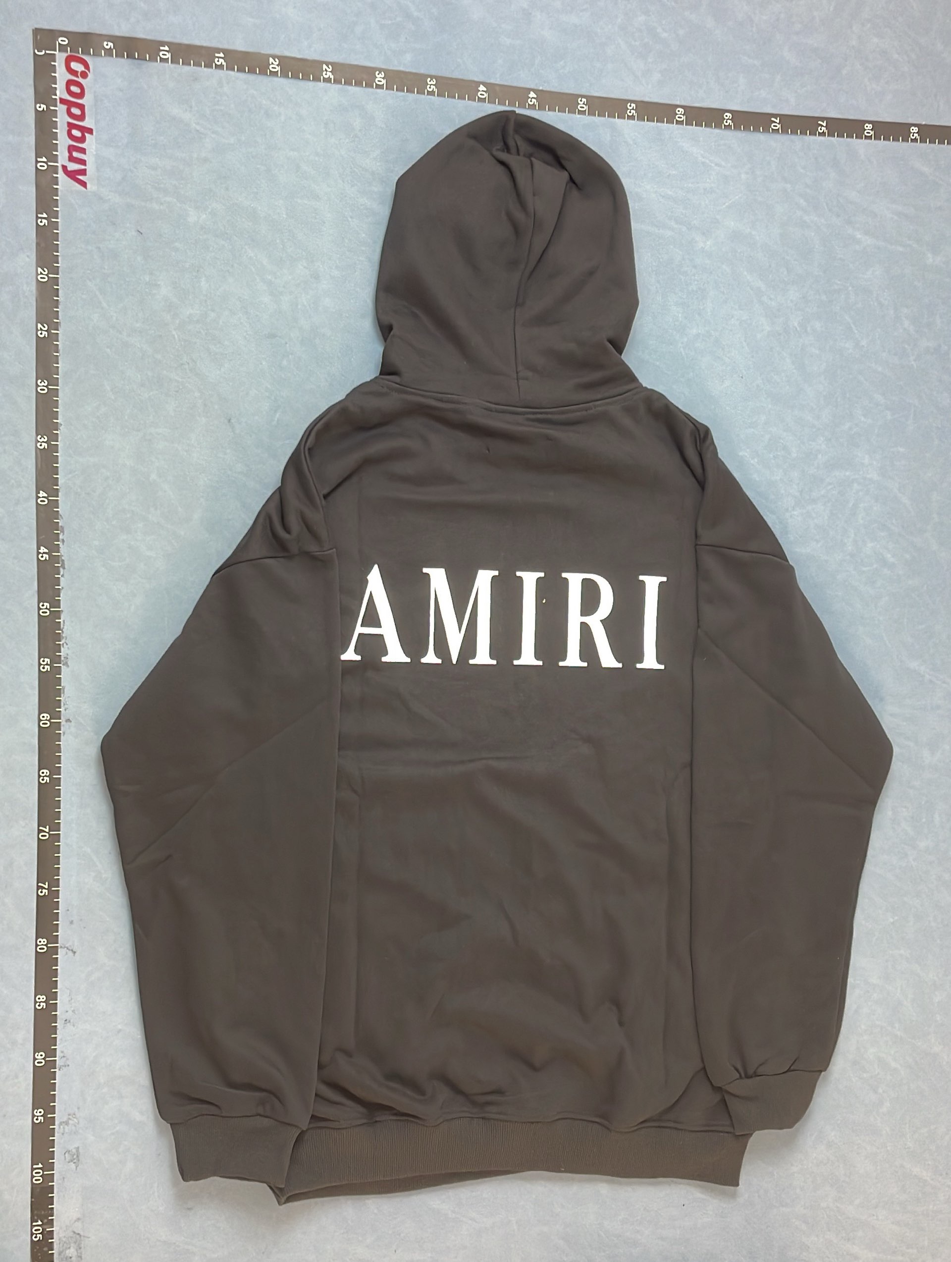 AMIRI Black Hoodie with Bold Logo Print