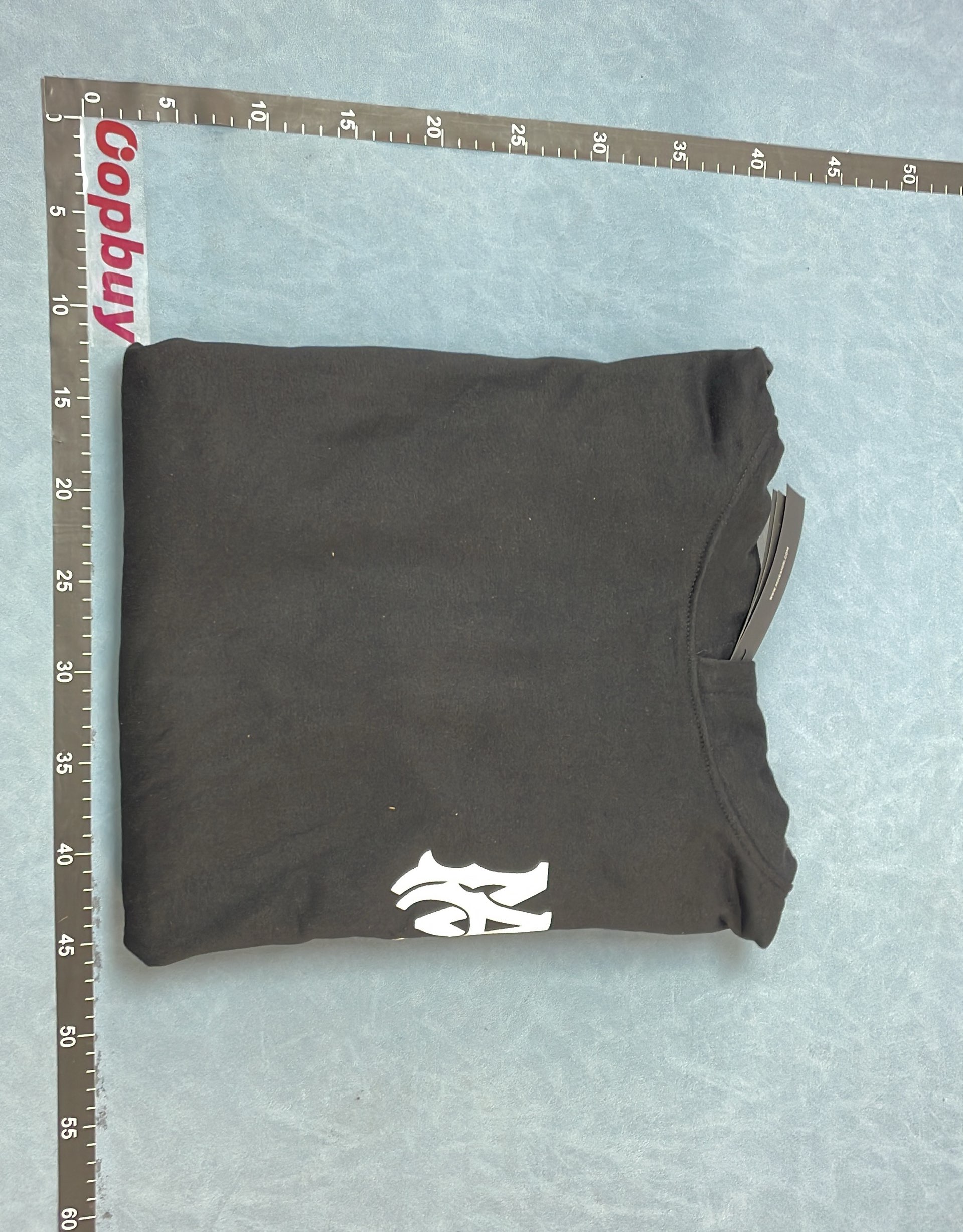 AMIRI Black Hoodie with Bold Logo Print