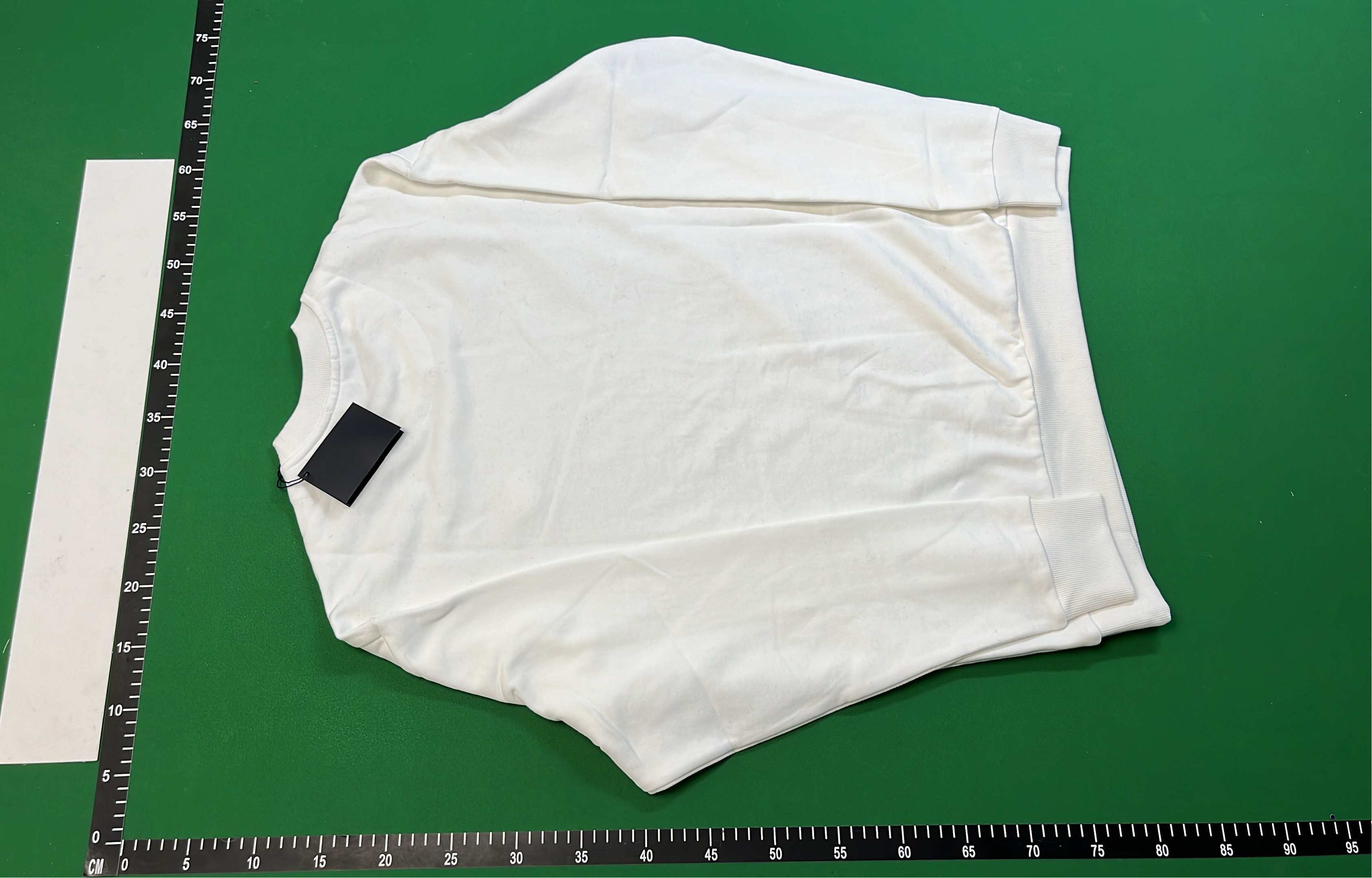 Prada White Crewneck Sweatshirt with Logo
