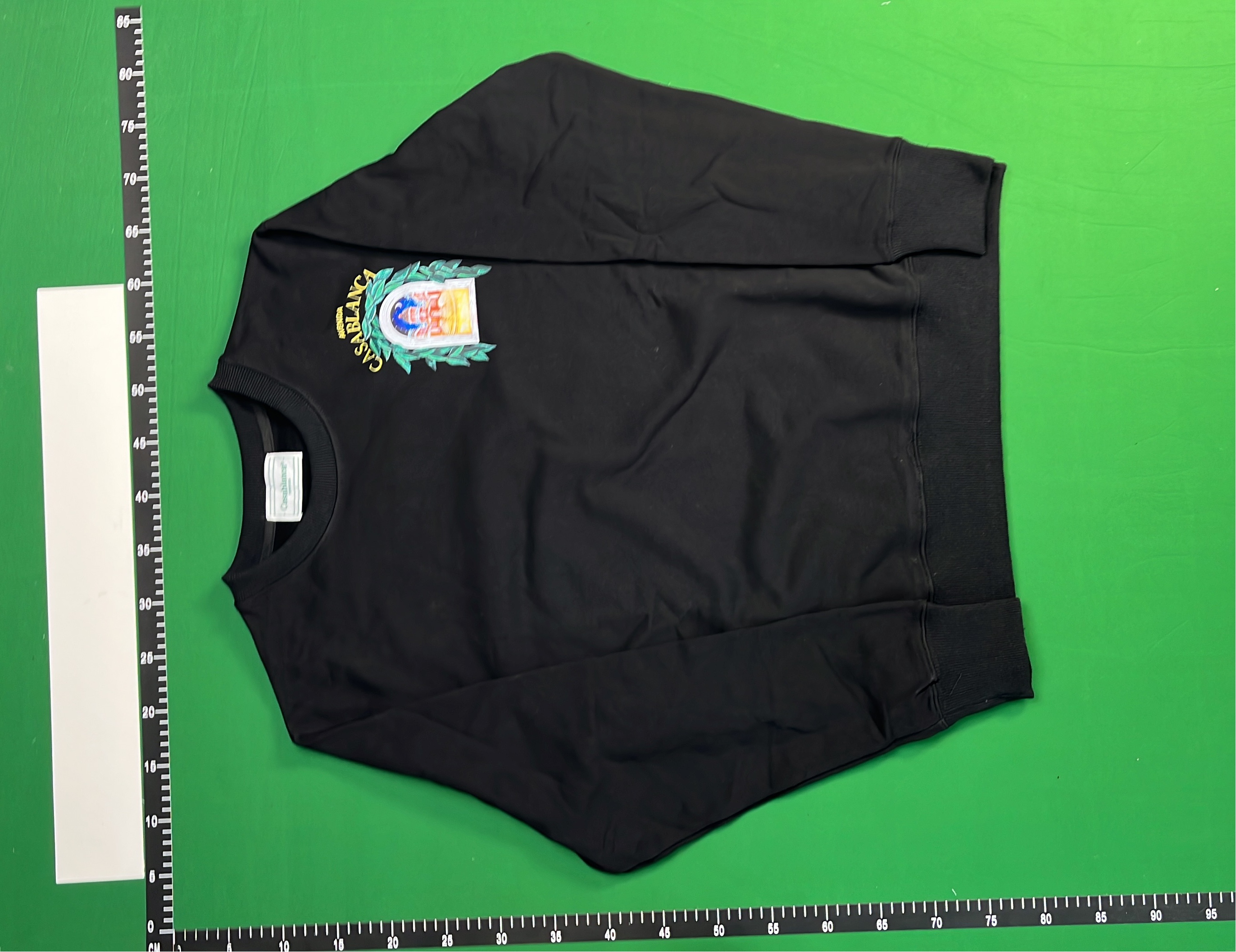 Avenida Casablanca Black Long Sleeve Sweatshirt with Arch Design