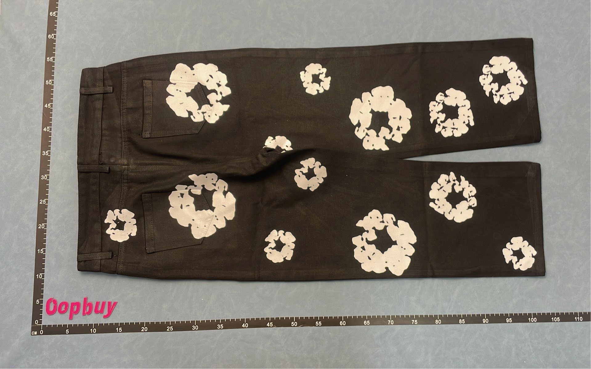 Floral Print Jeans for Men & Women - Stylish Denim Pants