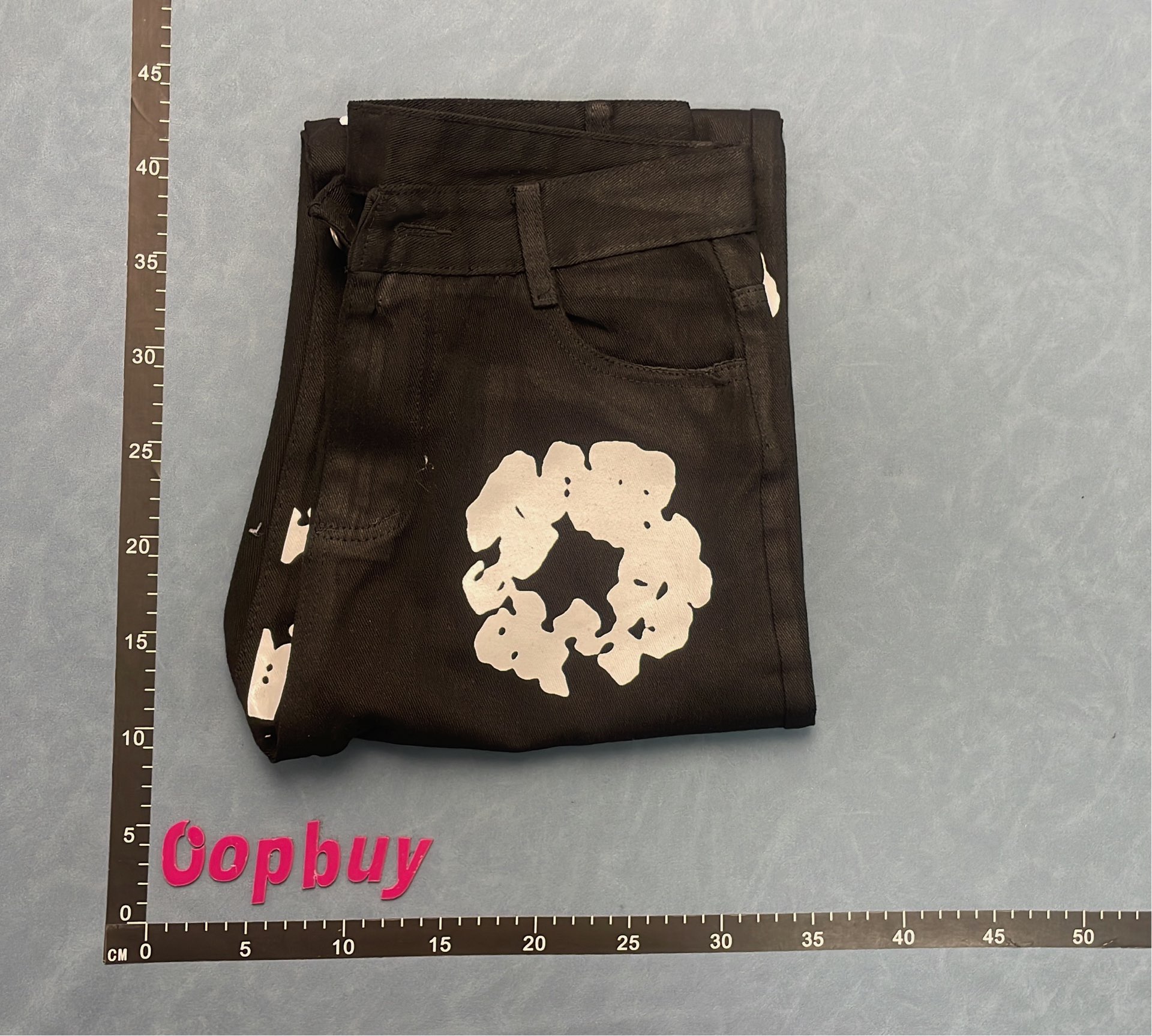 Floral Print Jeans for Men & Women - Stylish Denim Pants