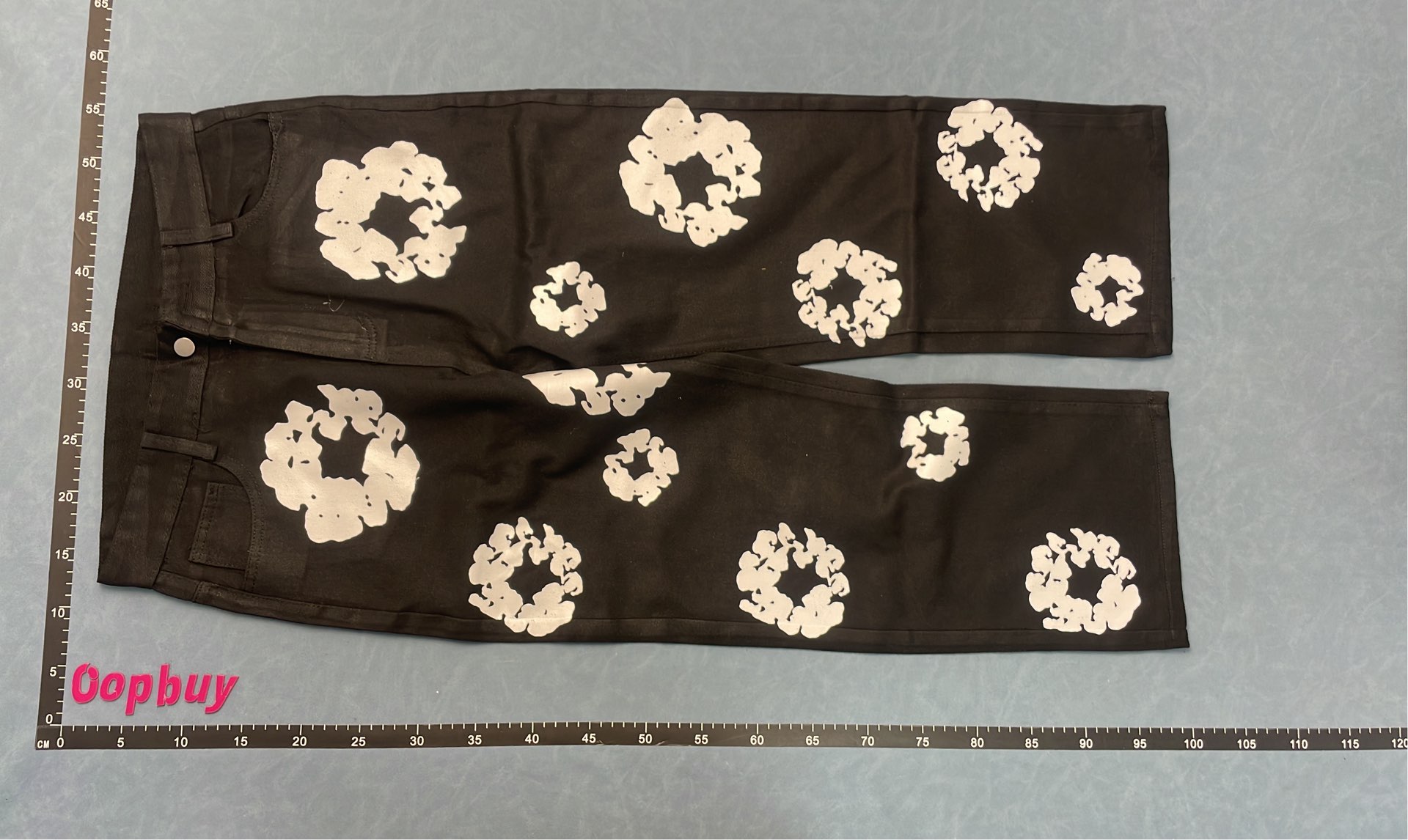 Floral Print Jeans for Men & Women - Stylish Denim Pants