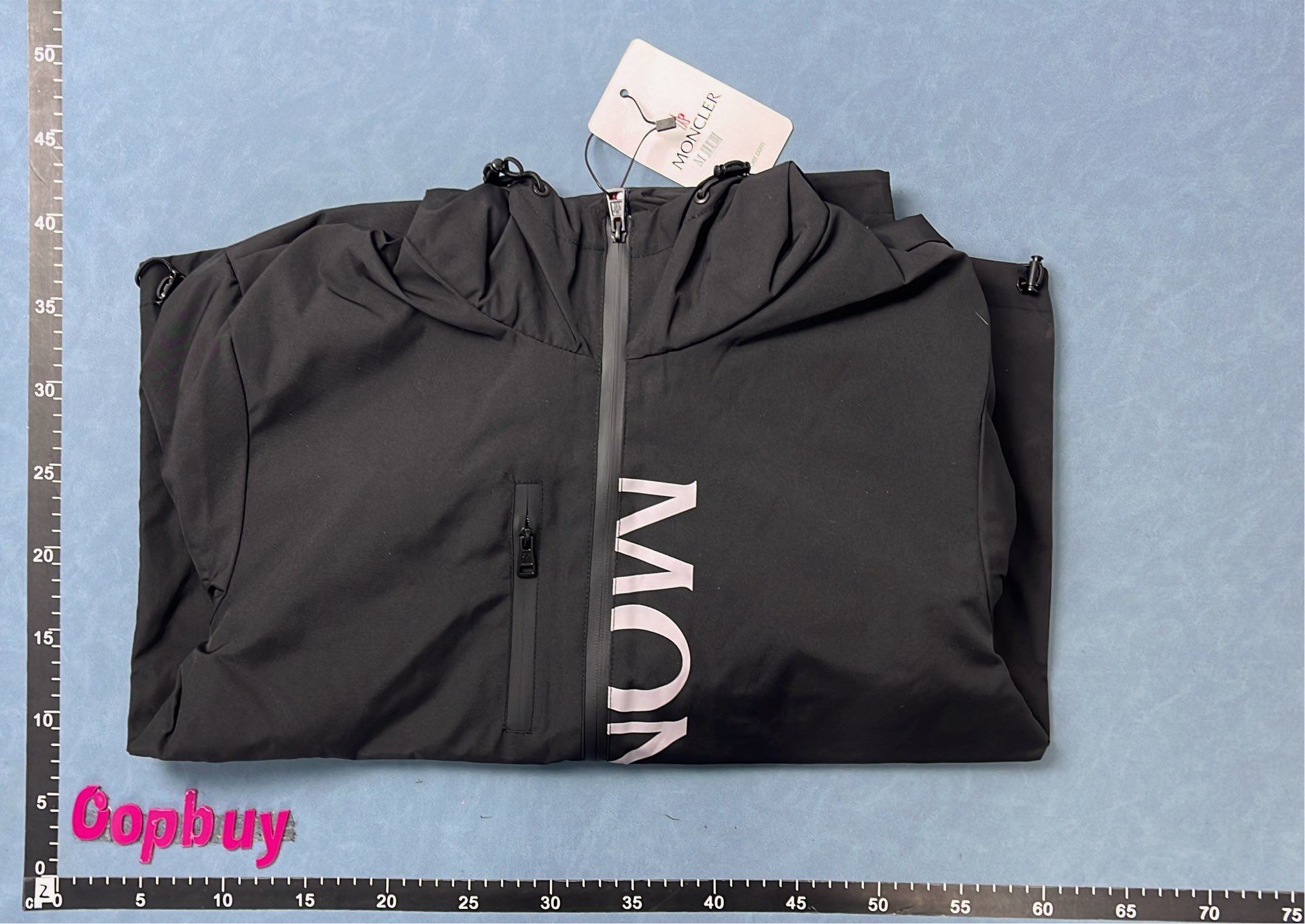 MONCLER Hooded Windbreaker Jacket - Beige, Black, Gray