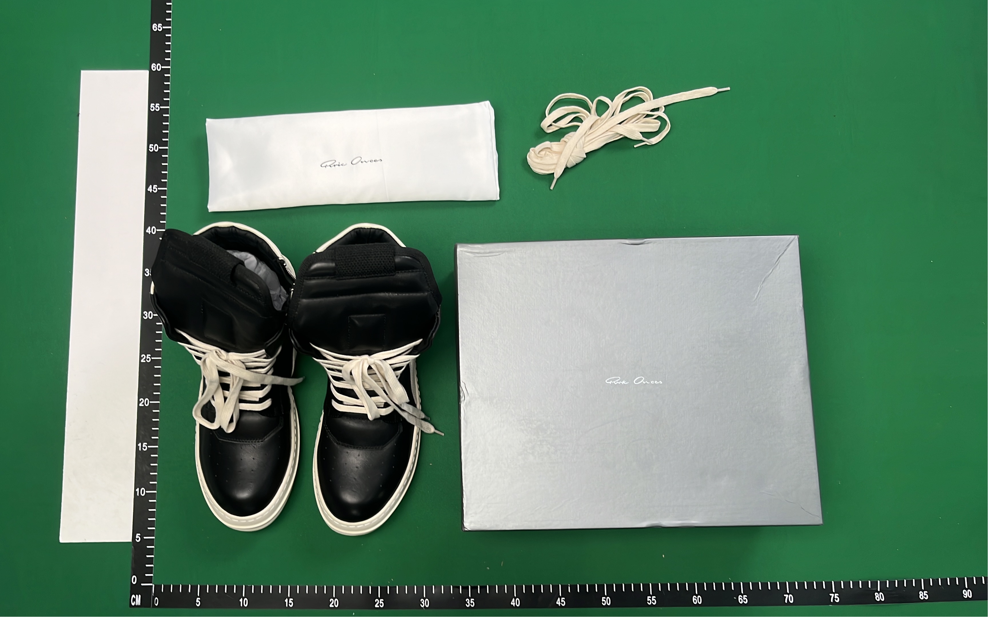 Balmain Black and Beige High-Top Sneakers with Wedge Heel