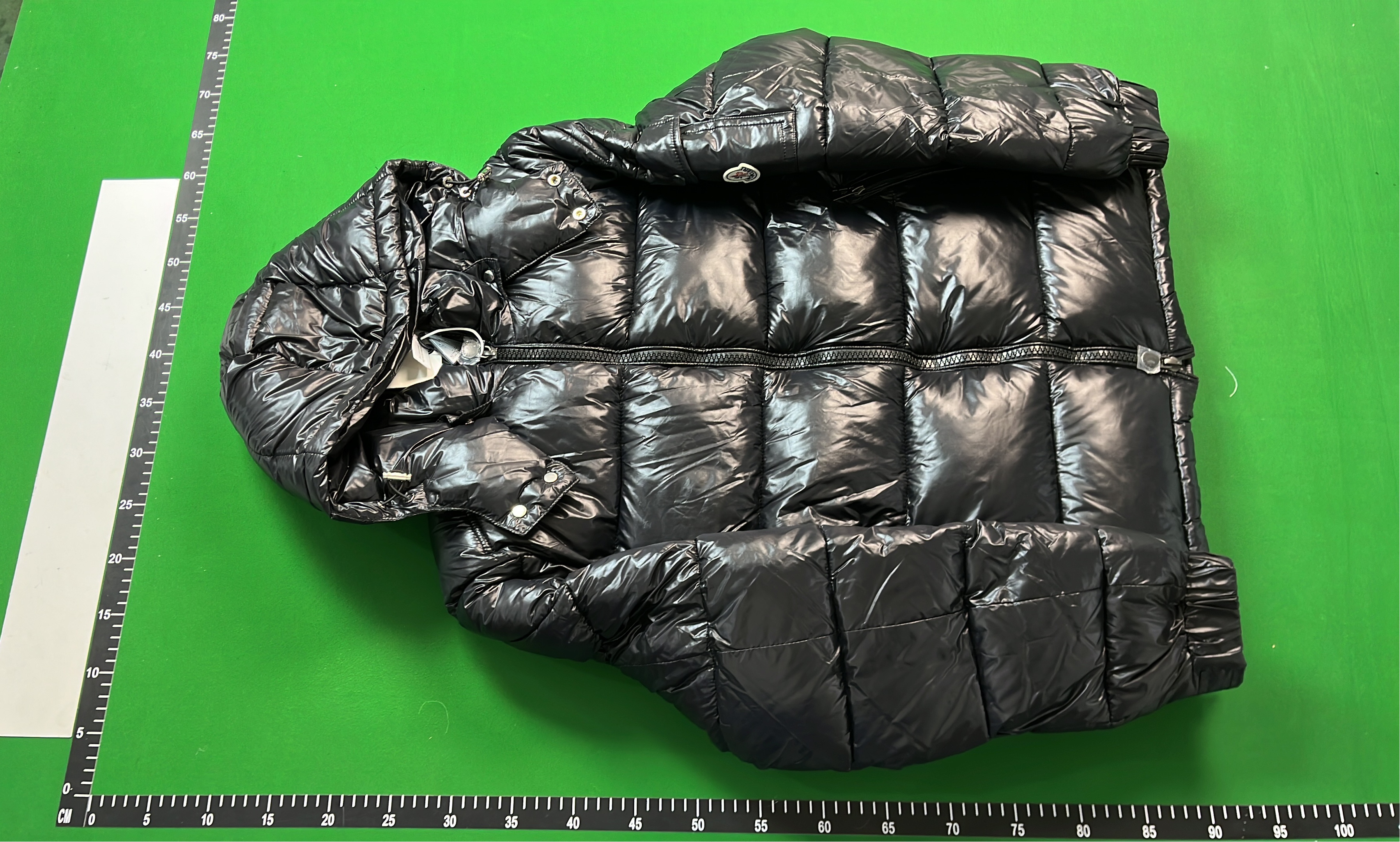 Moncler Black Puffer Jacket with Hood