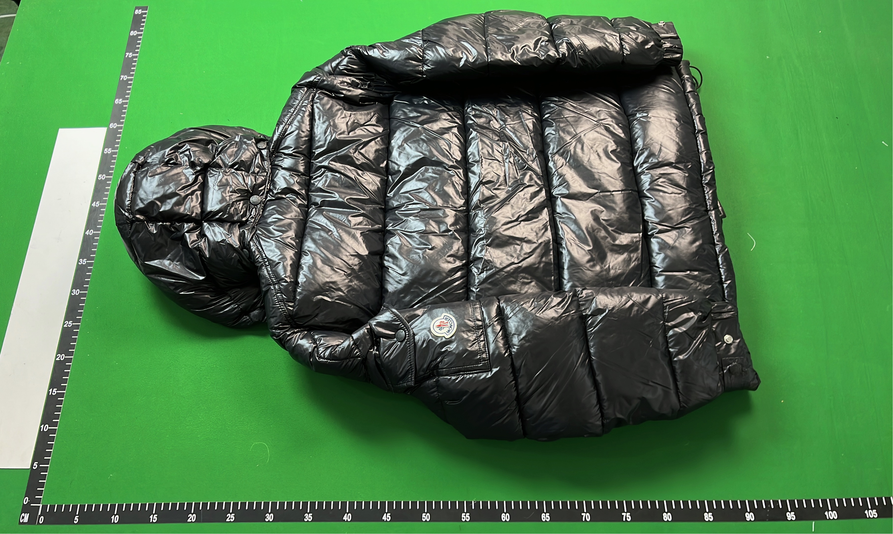 Moncler Black Puffer Jacket with Hood