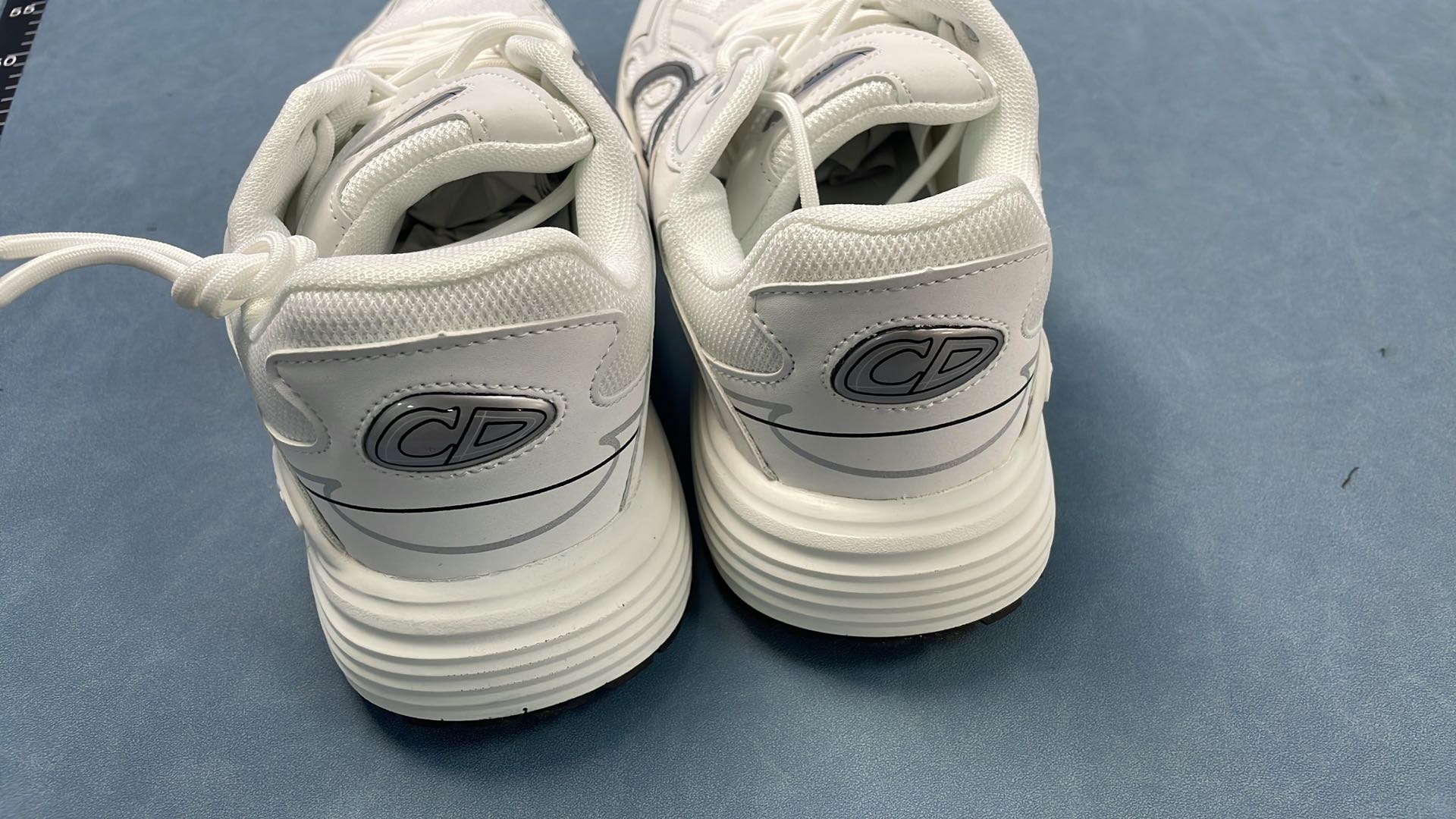 Dior Black Sneakers with White Logo Design