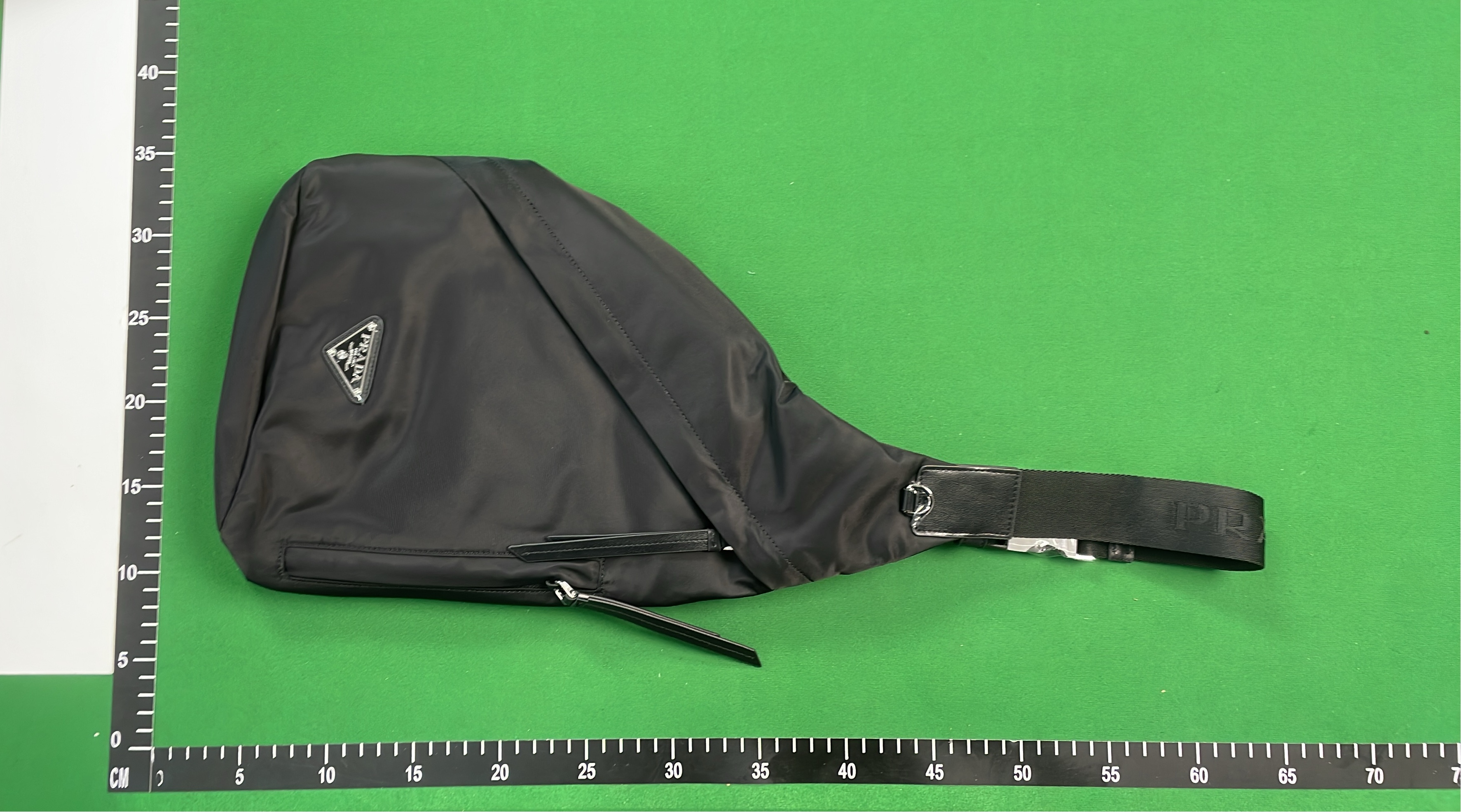 Prada Re-Nylon Recycled Nylon and Leather Sling Bag