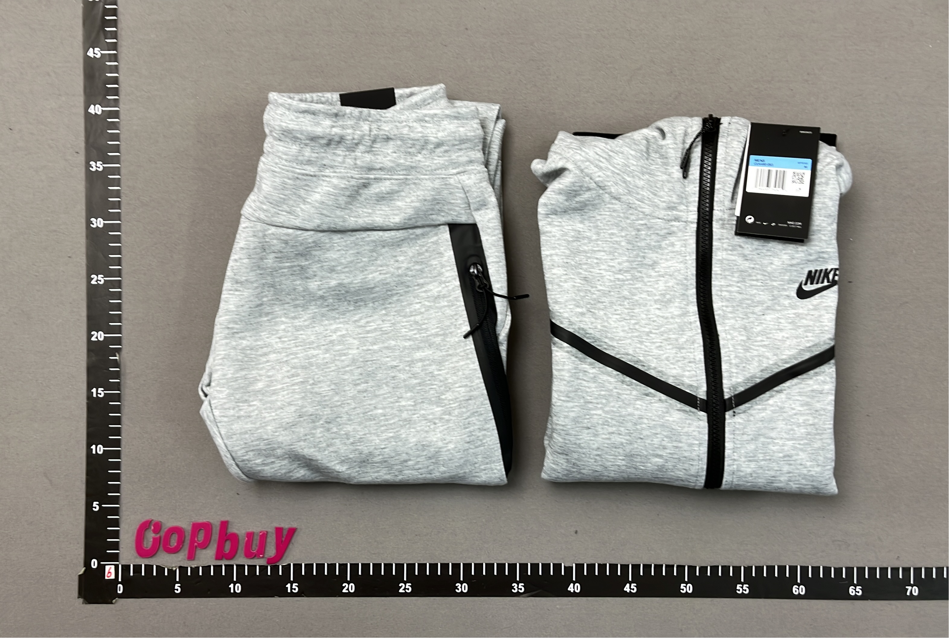 Nike Black Hoodie and Pants Set for Men