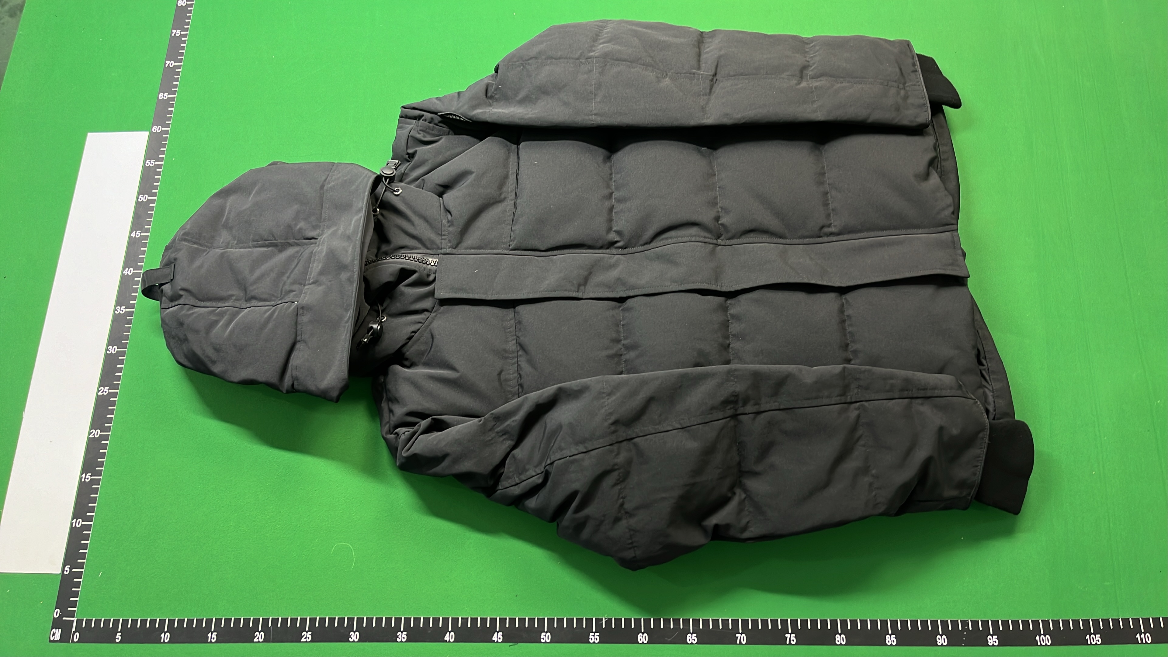 Stone Island Grey Puffer Jacket with Hood