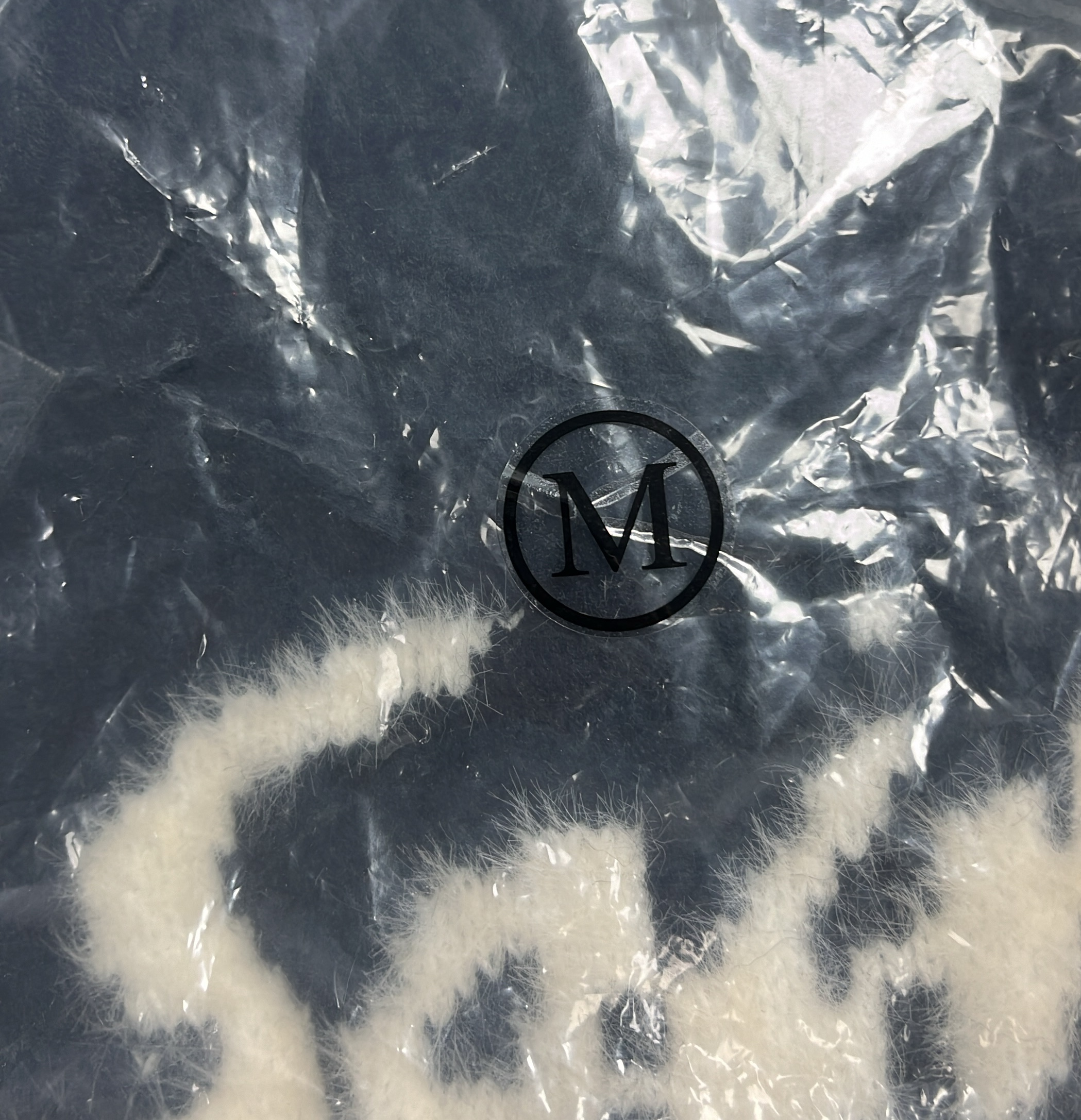 Saint Laurent Black Knit Sweater with Logo