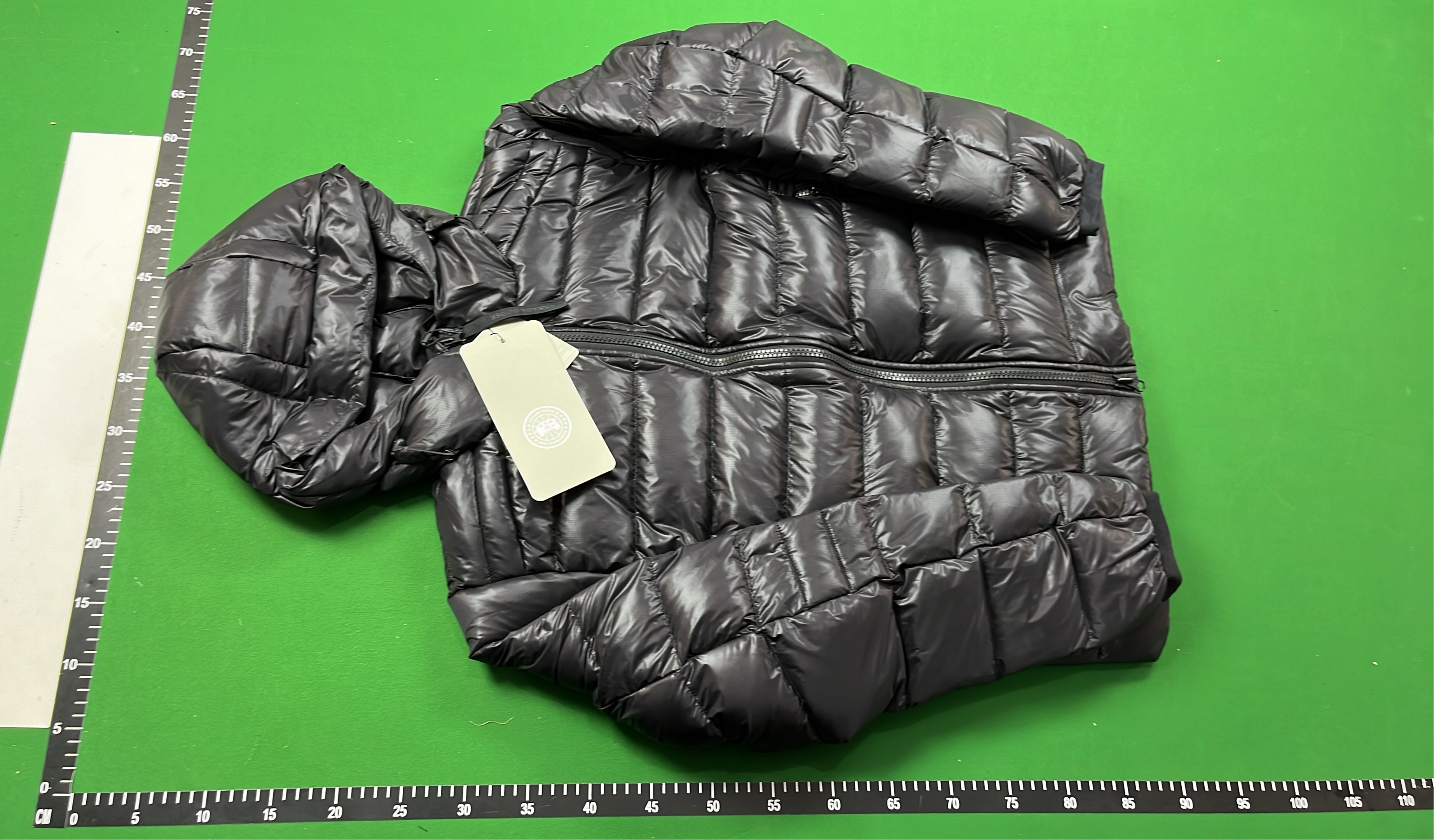 Canada Goose Black Down Jacket with Hood